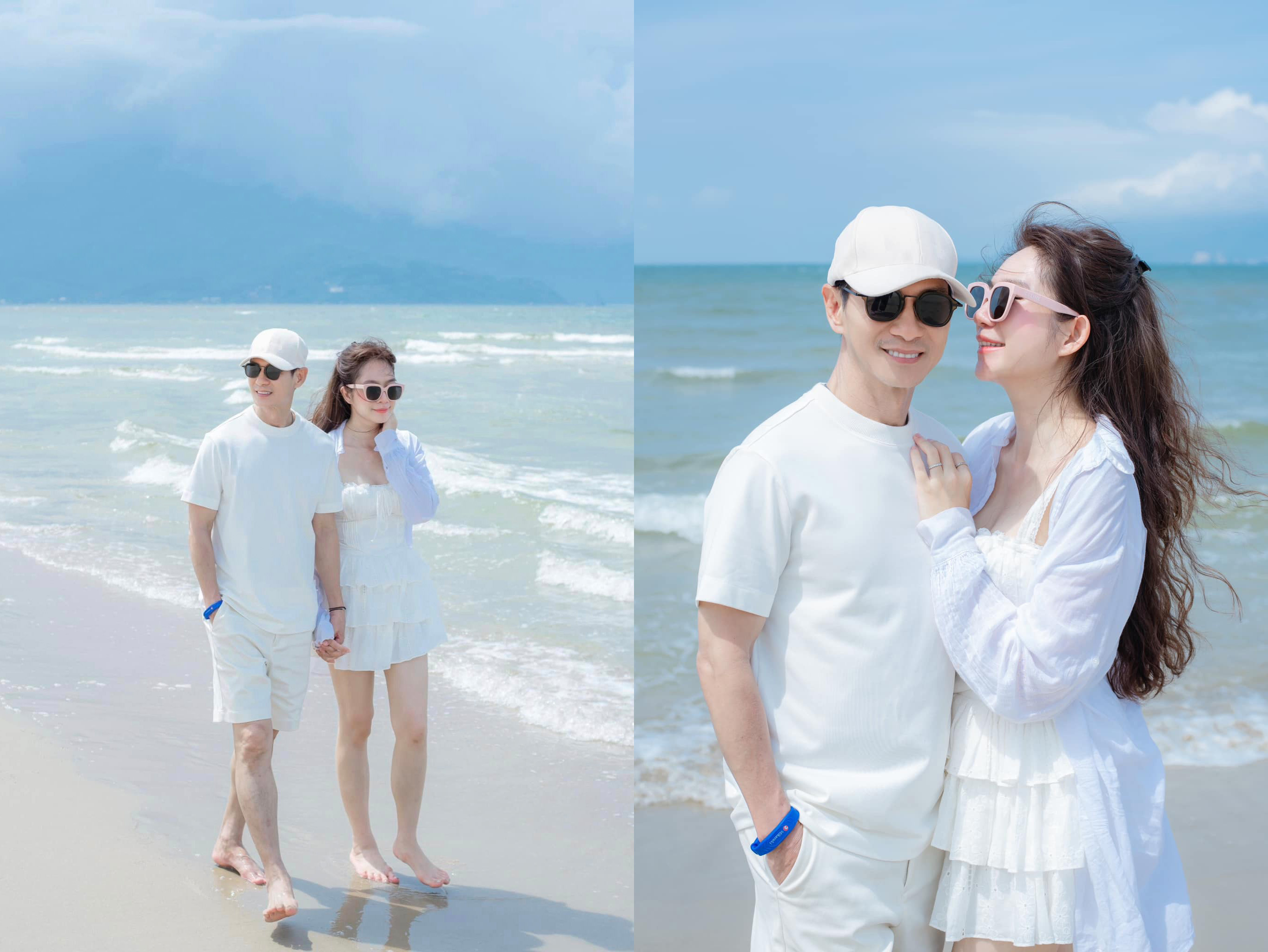 Sao Việt 24/5: Vợ chồng Lý Hải tình tứ trên biển, Võ Hoàng Yến bụng bầu gợi cảm - 1