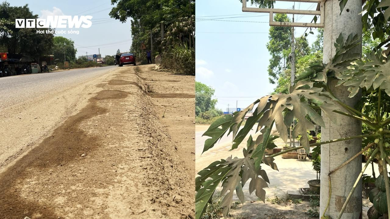 Dân sống ven quốc lộ 19 chịu cảnh bụi ngày nắng, ngập trắng ngày mưa - 10