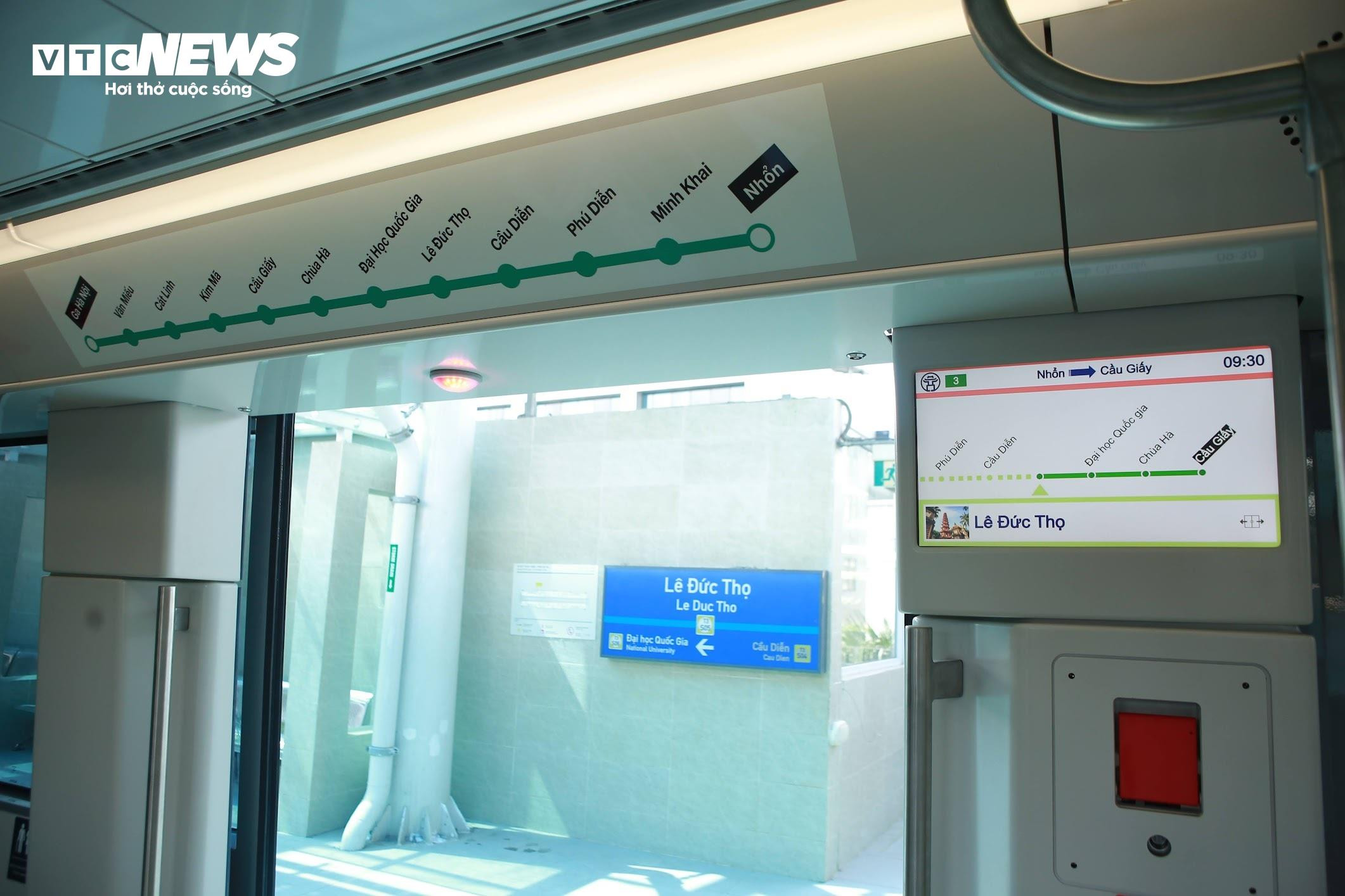 Trải nghiệm tàu metro Nhổn - Ga Hà Nội trước ngày chạy thương mại - 18