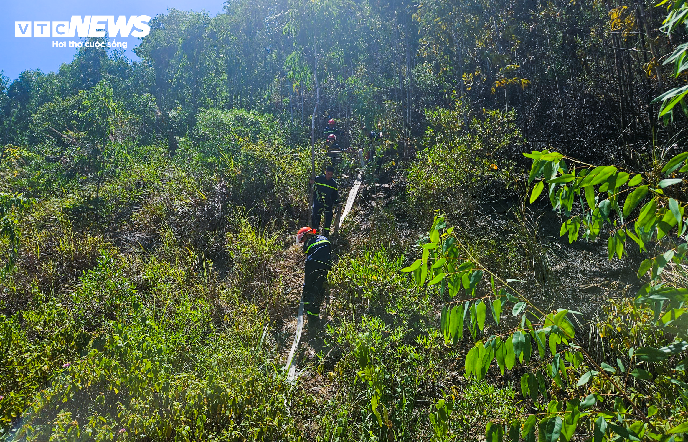 Cánh rừng ở Quảng Bình trơ trụi, nhiều xe máy bị thiêu rụi sau trận cháy lớn - 11