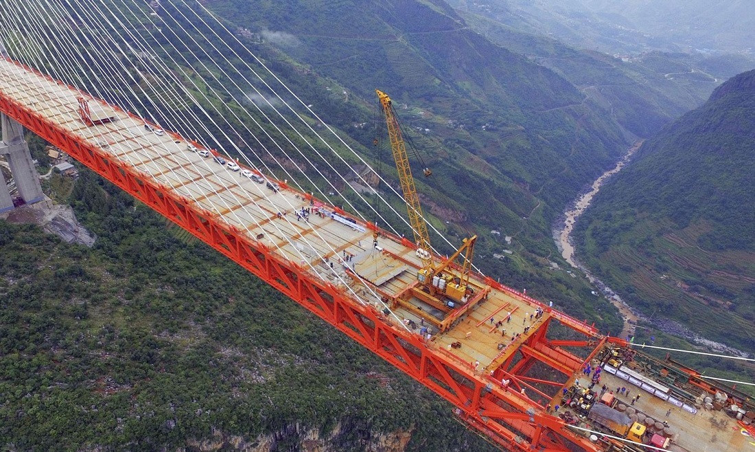 Cây cầu cao nhất thế giới ở Trung Quốc, chỉ tốn 3.500 tỷ và 3 năm xây dựng - 5