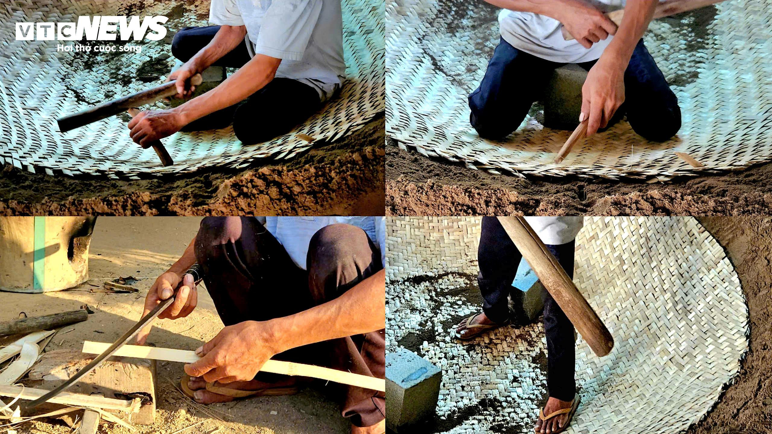 Về Phú Yên mục sở thị ‘tuyệt chiêu’ chống thấm cho thuyền thúng của ngư dân - 4