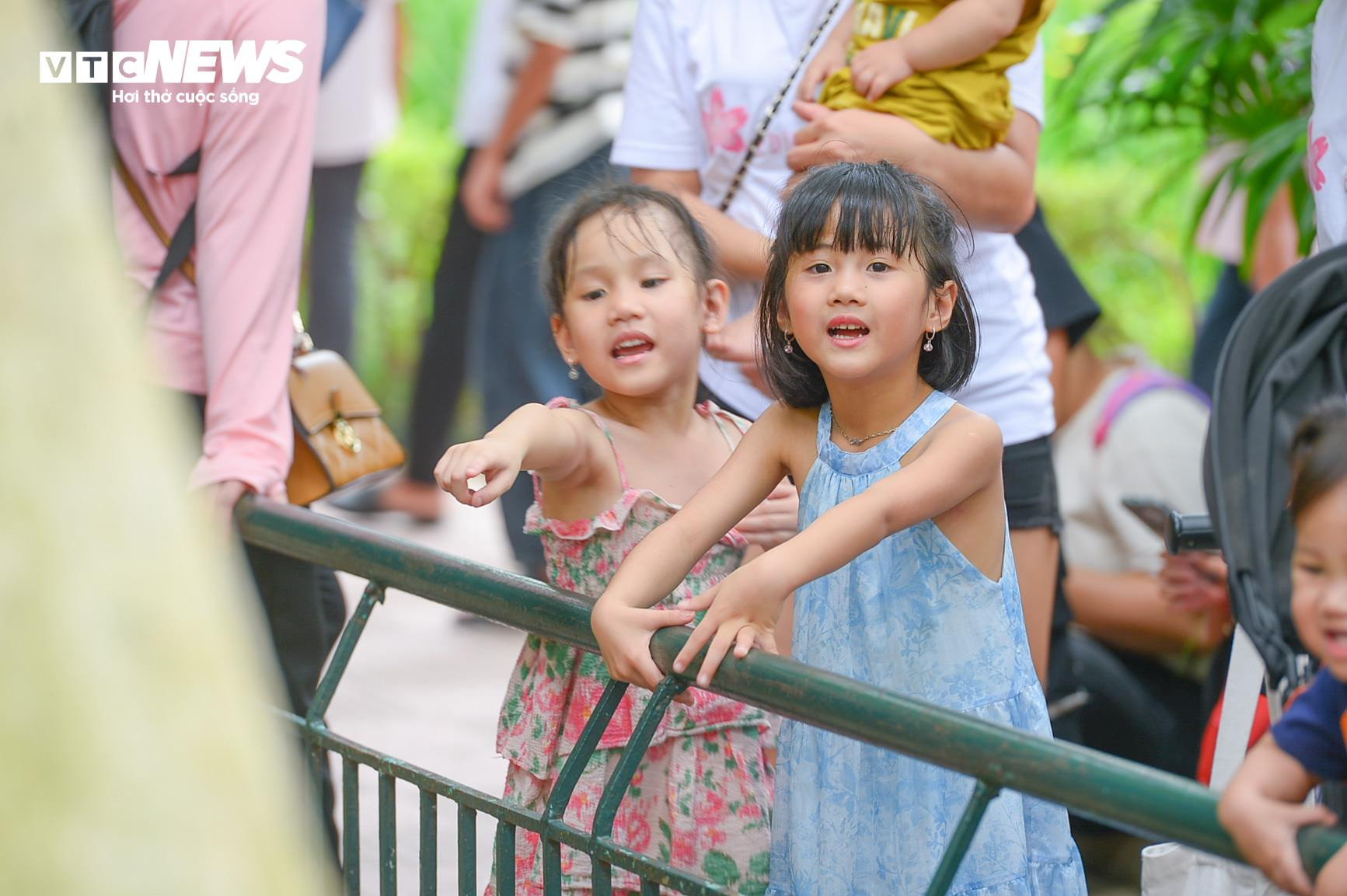 Người dân các tỉnh đổ về tham quan, vườn thú Thủ đô chật cứng người - 15