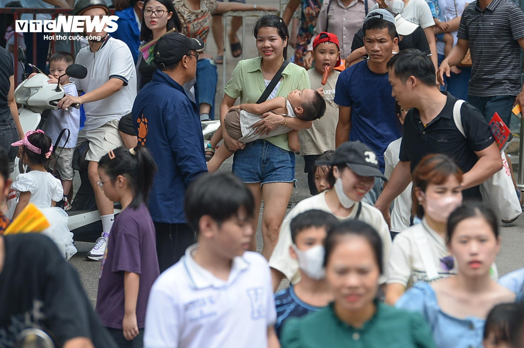 Người dân các tỉnh đổ về tham quan, vườn thú Thủ đô chật cứng người - 3