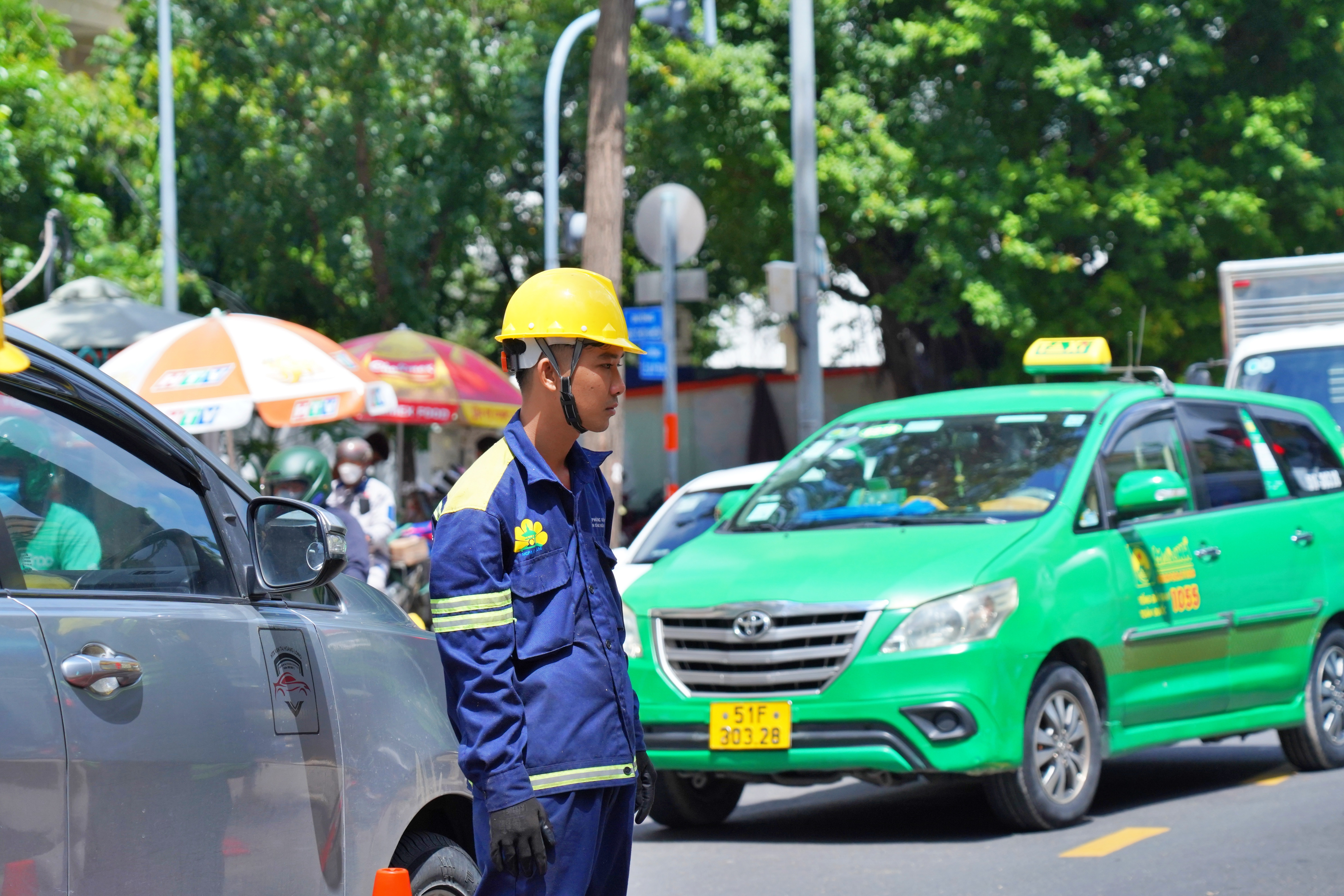 Đốn hạ, cắt tỉa loạt cây cổ thụ có dấu hiệu mục ruỗng ở trung tâm TP.HCM - 10