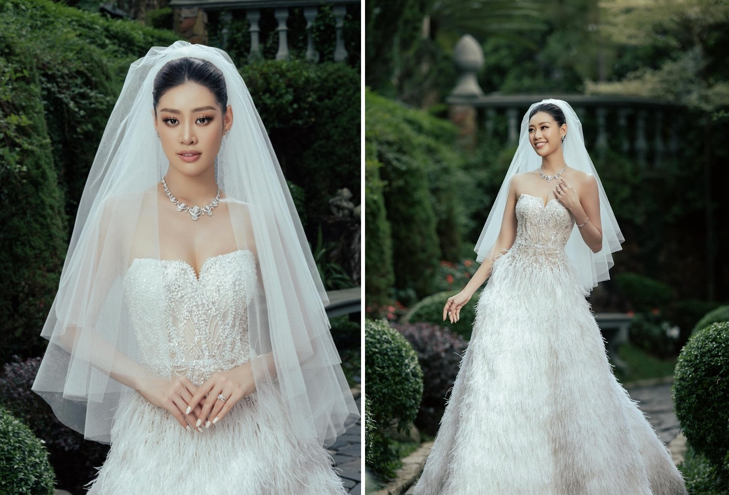 Sao Việt 31/10: Khánh Vân khoe ảnh cưới lộng lẫy, Anh Đức tình tứ bên vợ trẻ - 2