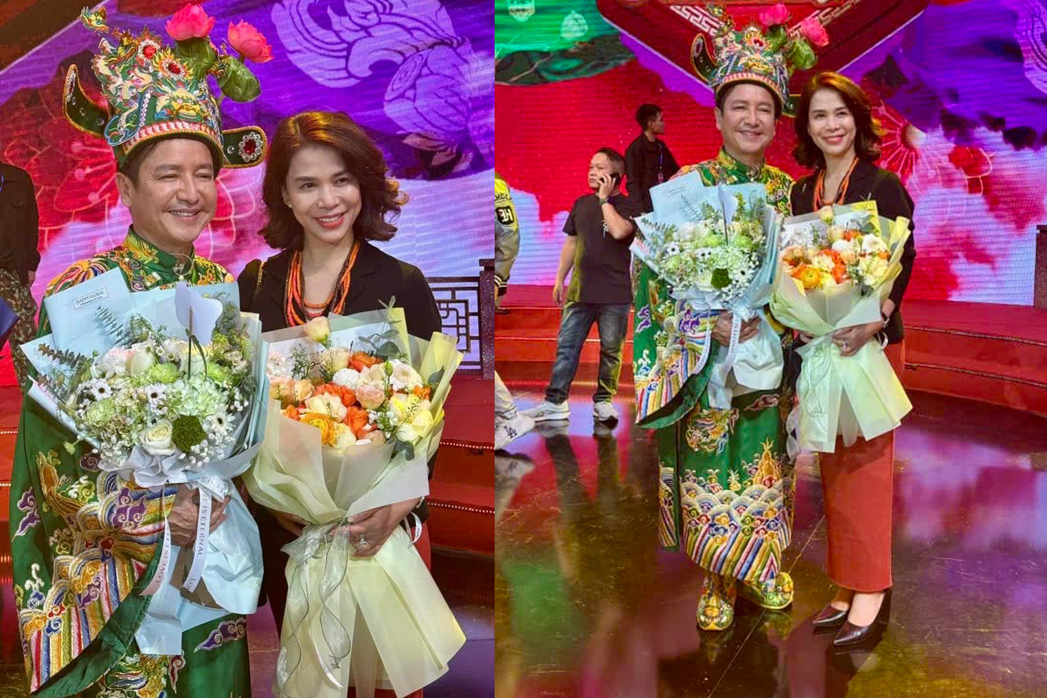 Sao Việt 19/1: Bạn gái Chí Trung tới xem Táo Quân, Công Lý tươi tắn bên vợ trẻ - 1