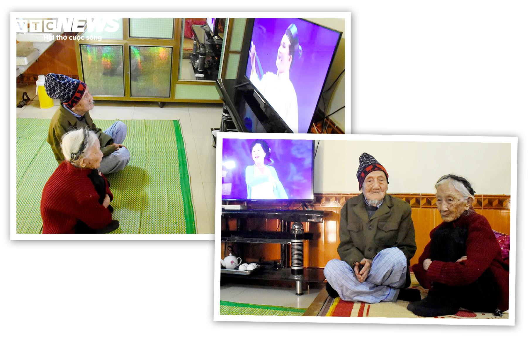 Cặp vợ chồng sống thọ trên 110 tuổi, thích nghe hát chèo mỗi ngày - 2