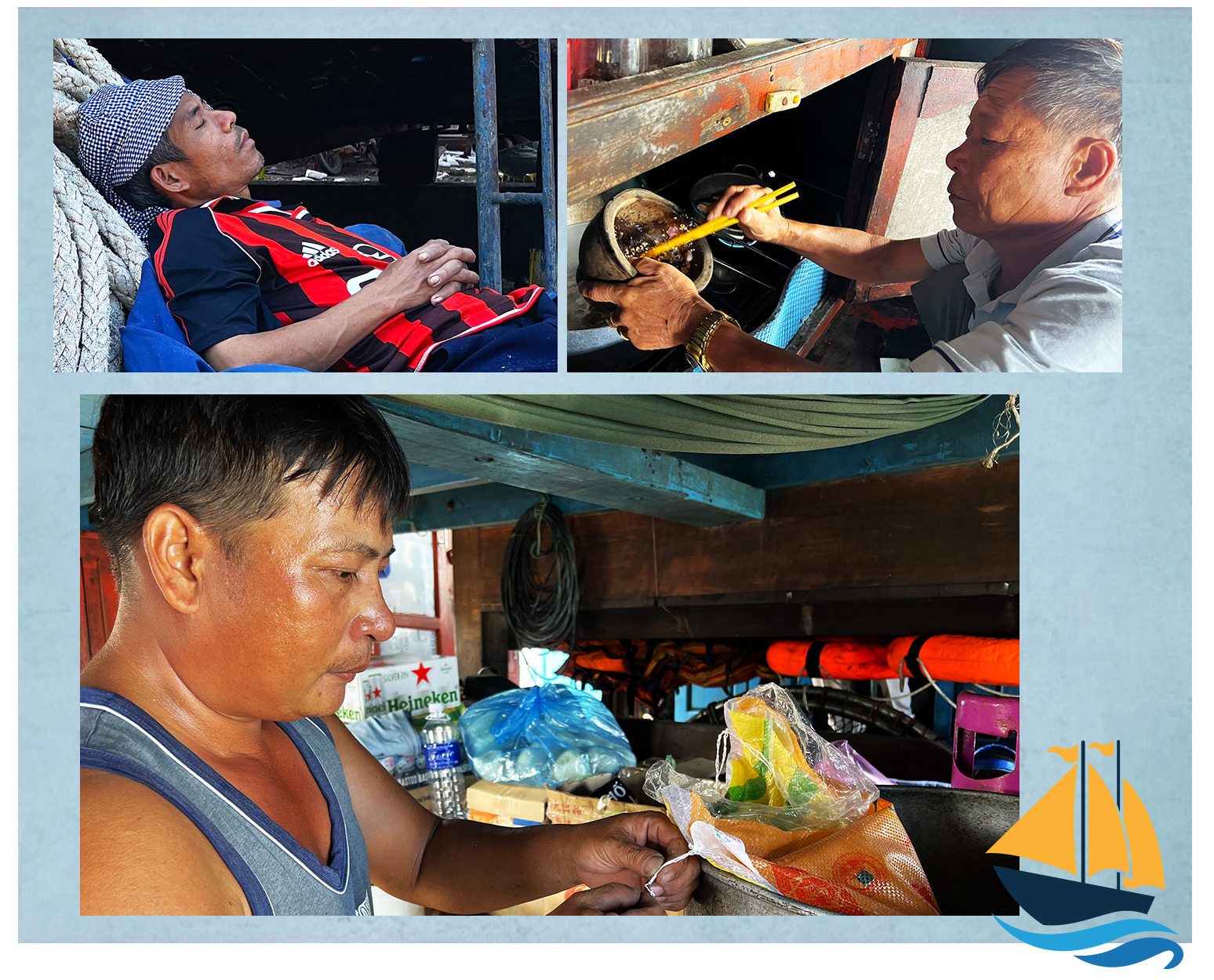 Cuộc vây bắt luồng cá khổng lồ nơi ‘hiểm nhất’ ngư trường Tư Chính - 6