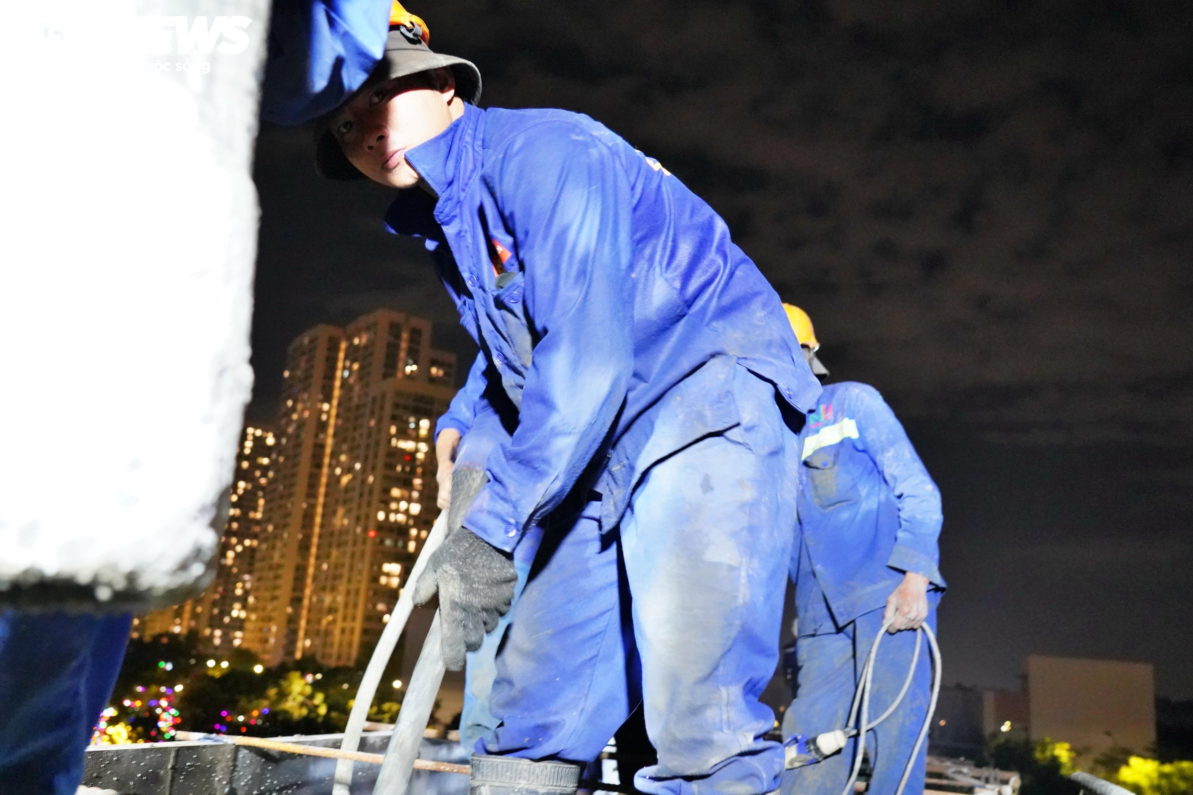 Làm việc xuyên đêm, xuyên Tết trên công trường Vành đai 3 TP.HCM - 7