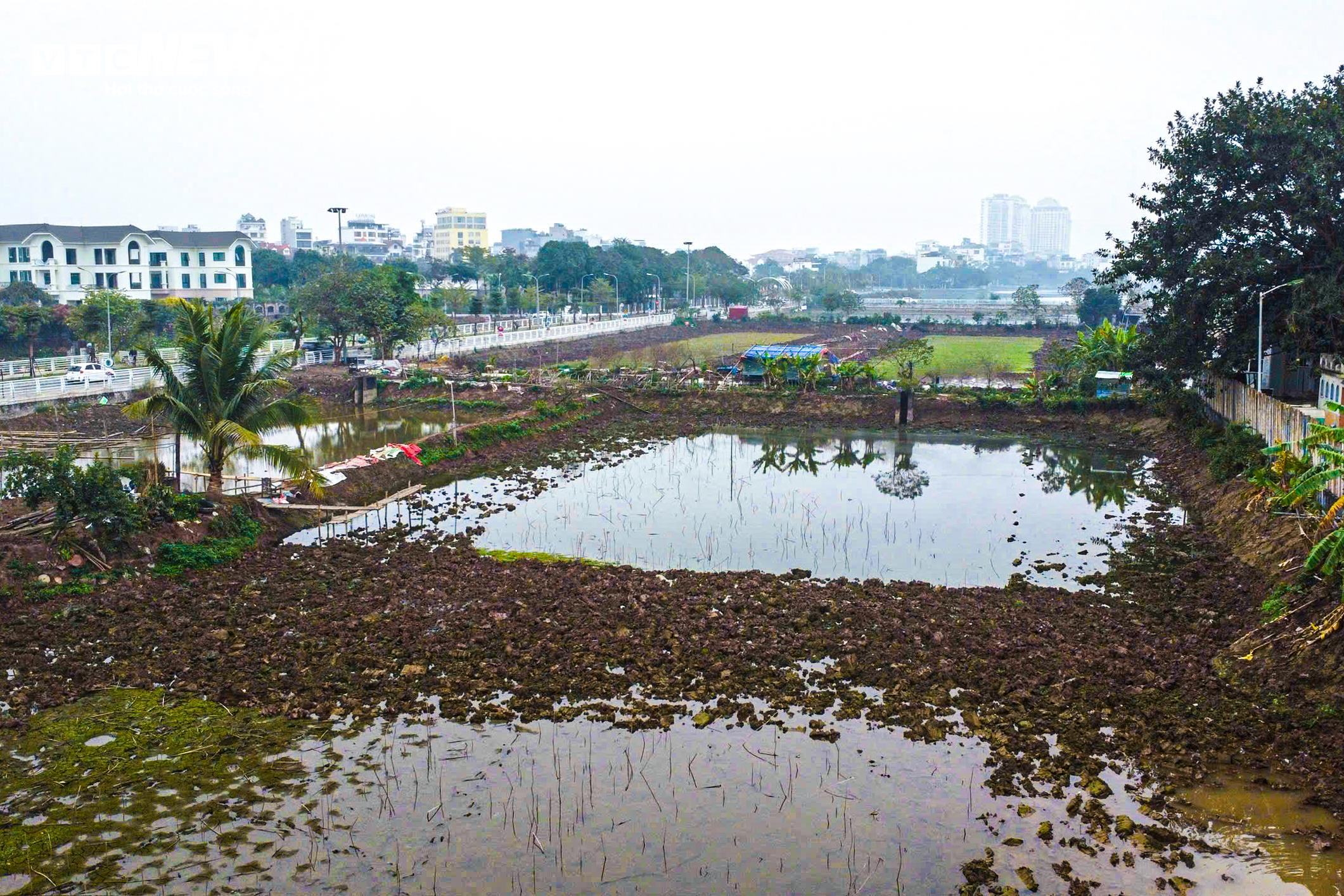 Hiện trạng nơi được cải tạo làm hồ trung gian hồi sinh sông Tô Lịch - 4