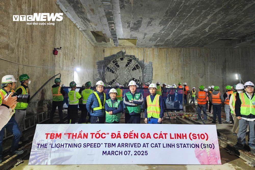 Robot 'Thần tốc' đào hầm tuyến metro Nhổn - ga Hà Nội đến ga Cát Linh - 10