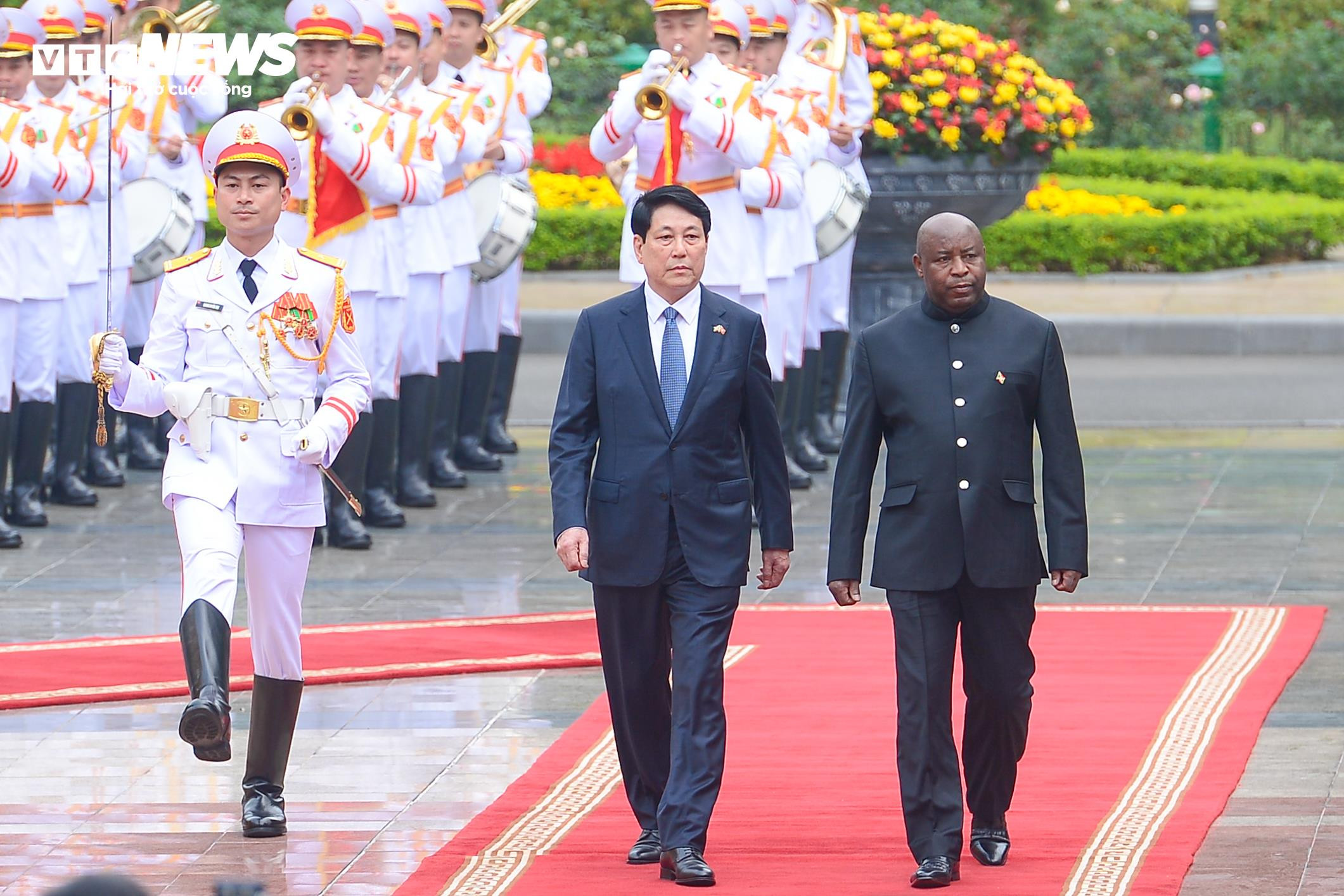 Chủ tịch nước Lương Cường chủ trì lễ đón Tổng thống Burundi và Phu nhân - 6