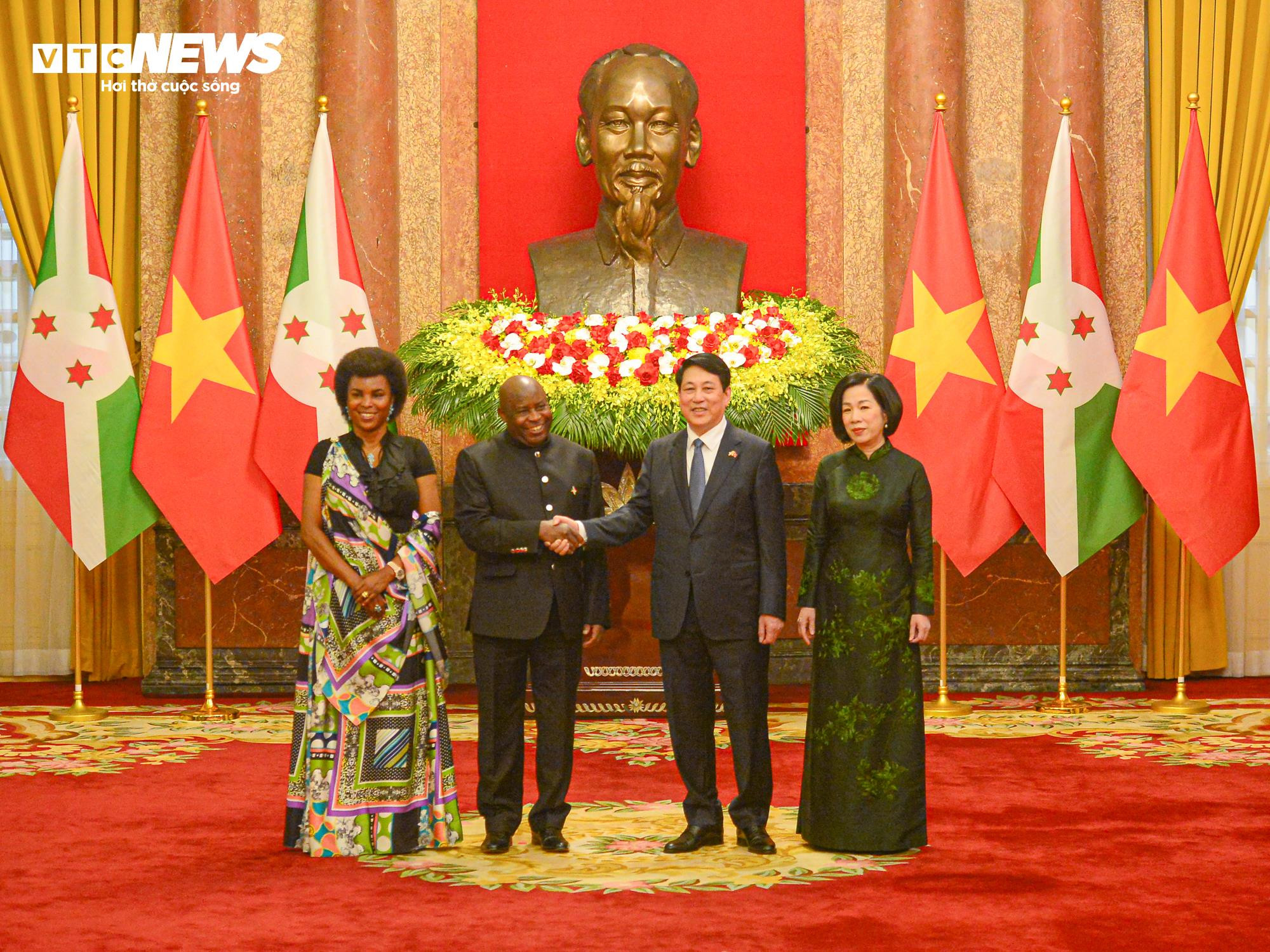 Chủ tịch nước Lương Cường chủ trì lễ đón Tổng thống Burundi và Phu nhân - 8