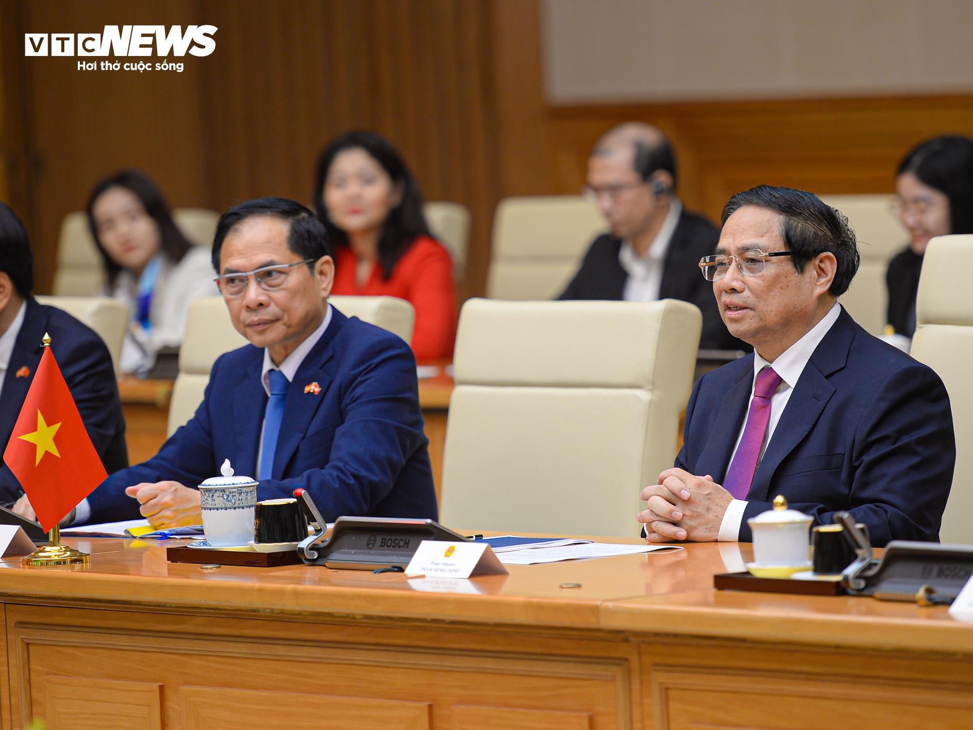 Thủ tướng Phạm Minh Chính chủ trì lễ đón Thủ tướng Tây Ban Nha Pedro Sánchez - 12