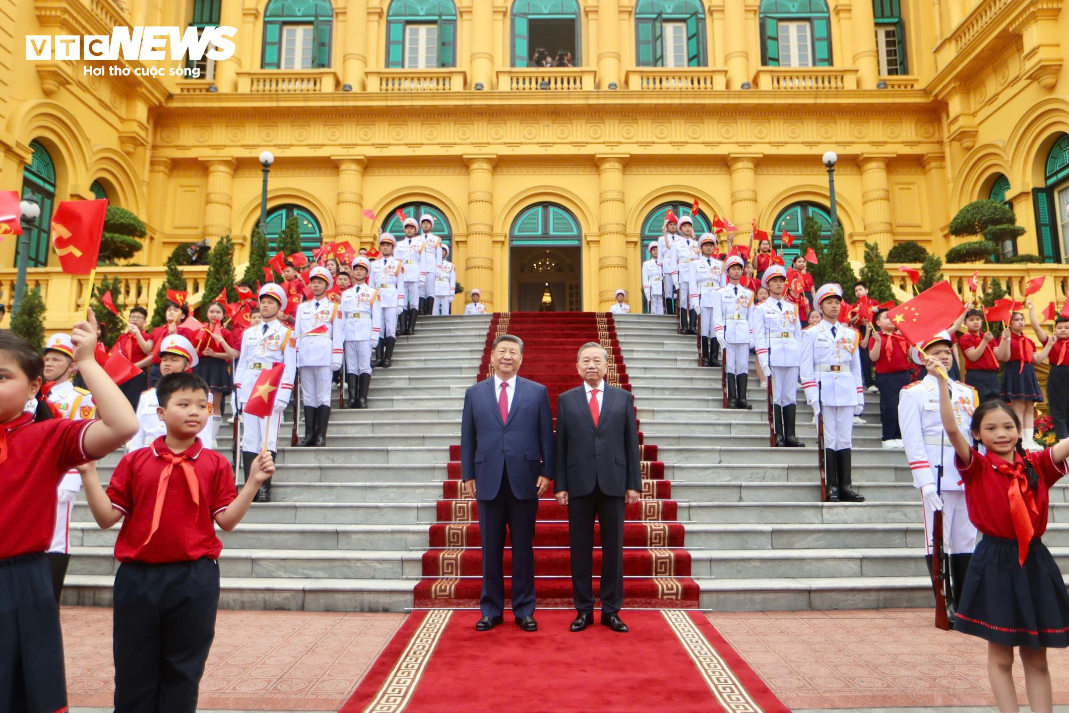 Tổng Bí thư Tô Lâm chủ trì lễ đón Tổng Bí thư, Chủ tịch Trung Quốc Tập Cận Bình - 11