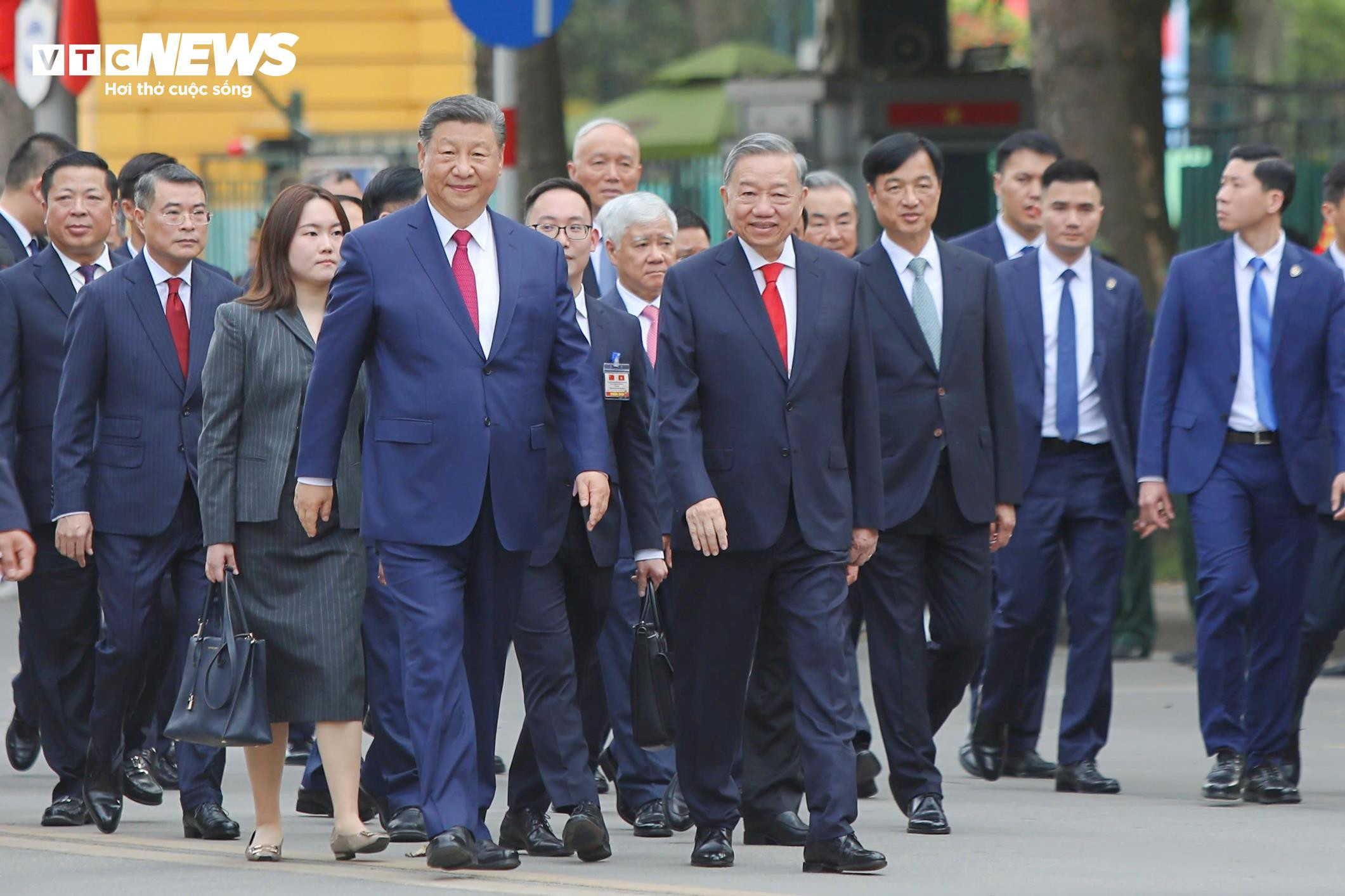 Tổng Bí thư Tô Lâm chủ trì lễ đón Tổng Bí thư, Chủ tịch Trung Quốc Tập Cận Bình - 14