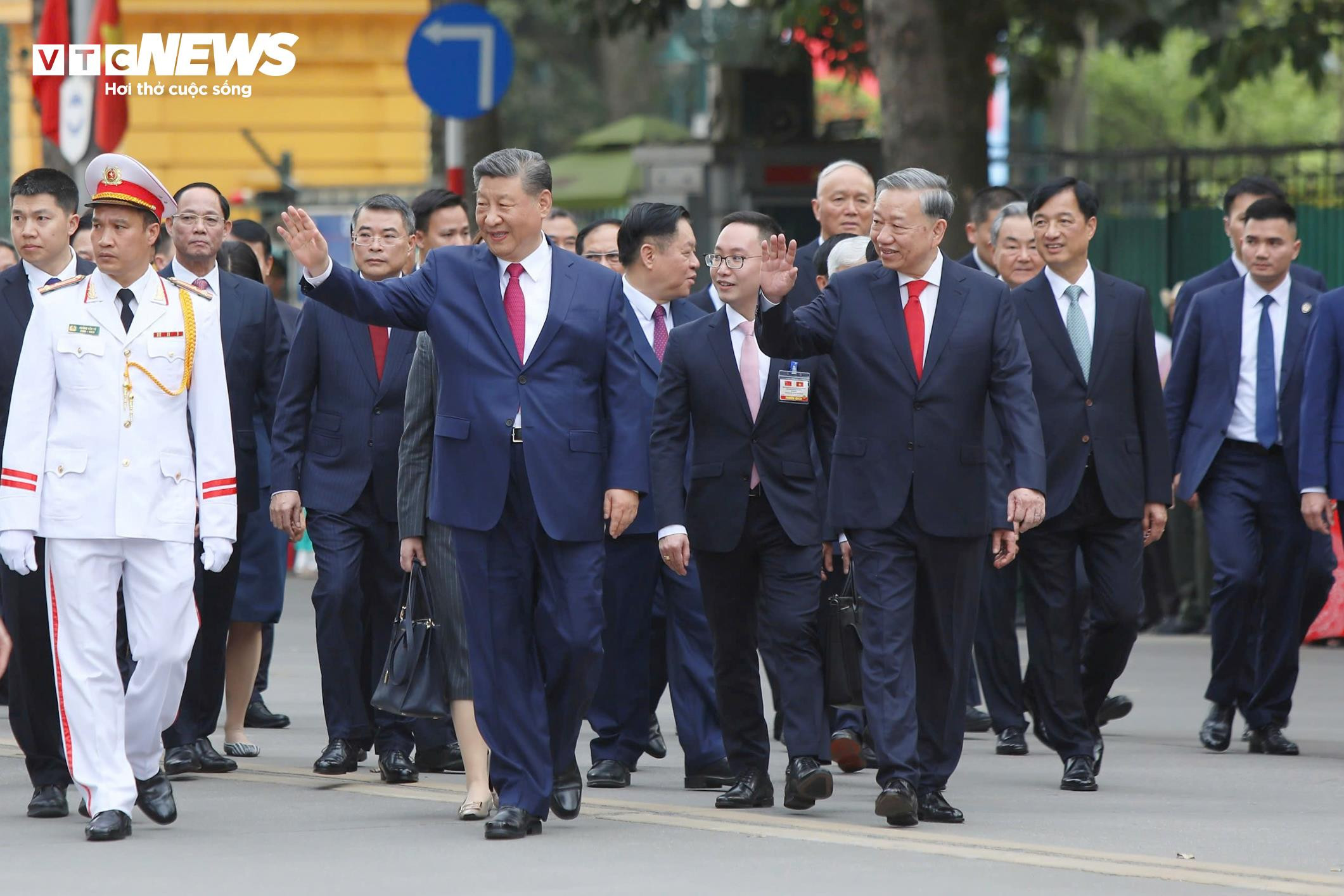 Tổng Bí thư Tô Lâm chủ trì lễ đón Tổng Bí thư, Chủ tịch Trung Quốc Tập Cận Bình - 15