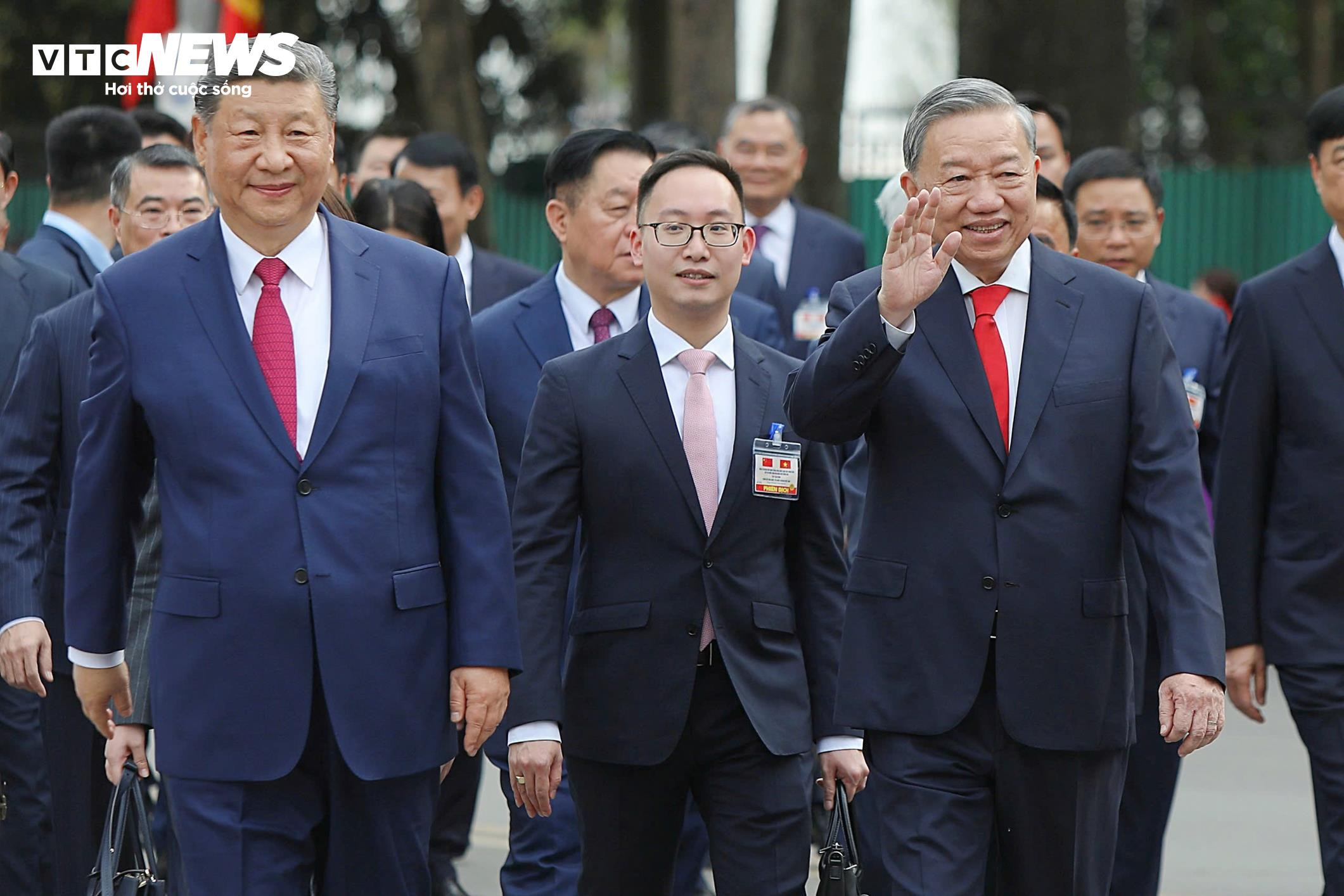 Tổng Bí thư Tô Lâm chủ trì lễ đón Tổng Bí thư, Chủ tịch Trung Quốc Tập Cận Bình - 16