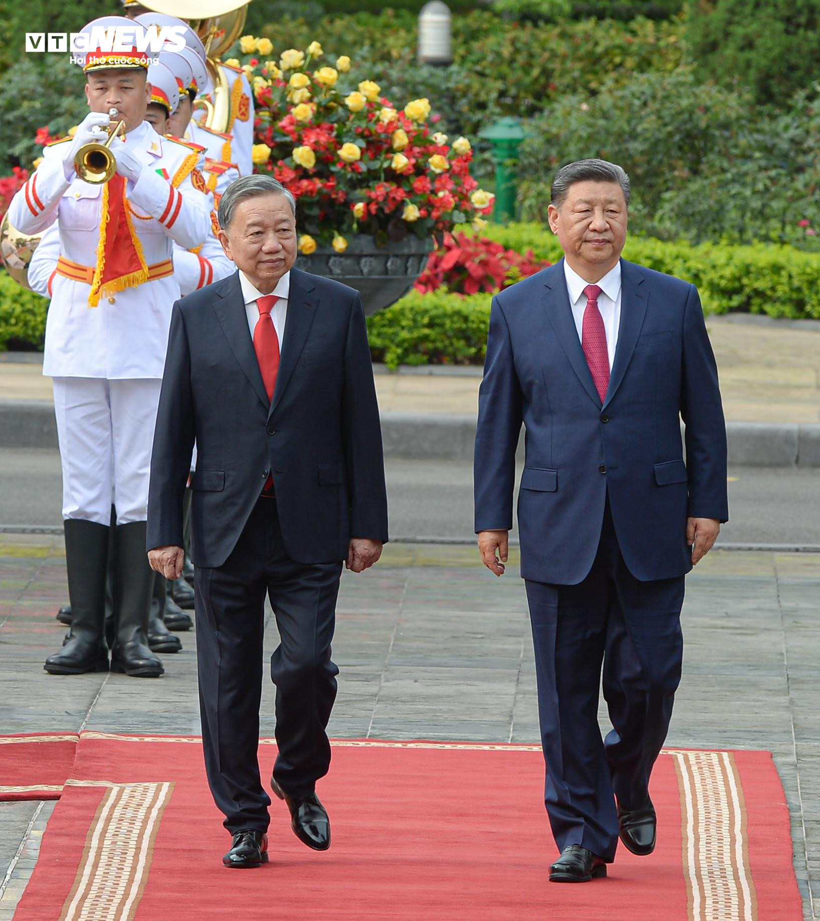 Tổng Bí thư Tô Lâm chủ trì lễ đón Tổng Bí thư, Chủ tịch Trung Quốc Tập Cận Bình - 8