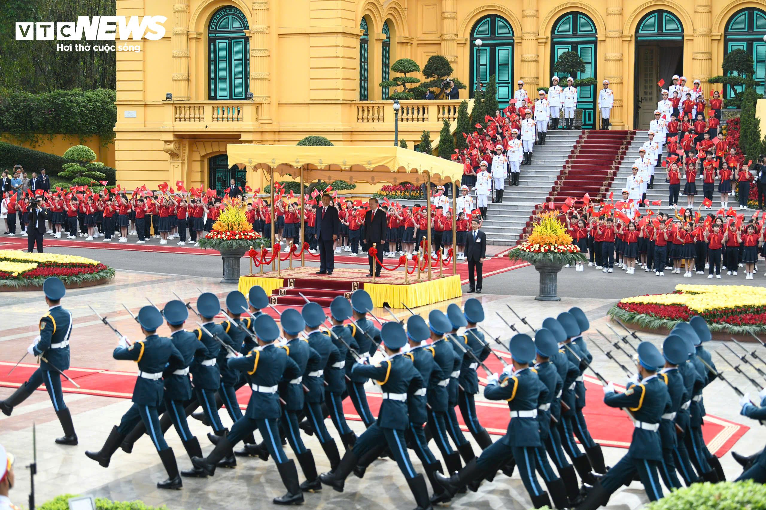 Tổng Bí thư Tô Lâm chủ trì lễ đón Tổng Bí thư, Chủ tịch Trung Quốc Tập Cận Bình - 5