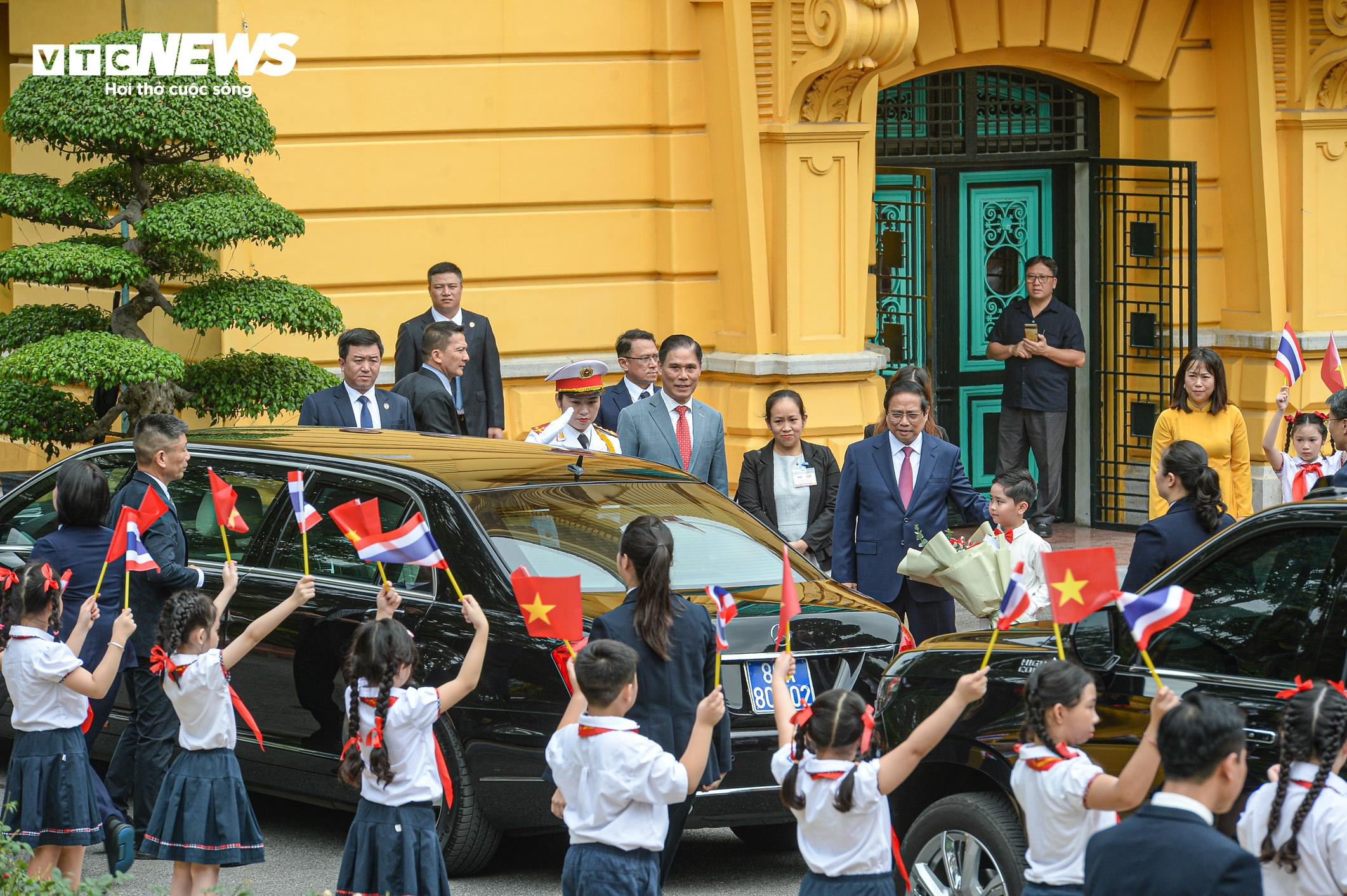 Thủ tướng Phạm Minh Chính chủ trì lễ đón Thủ tướng Thái Lan - 3