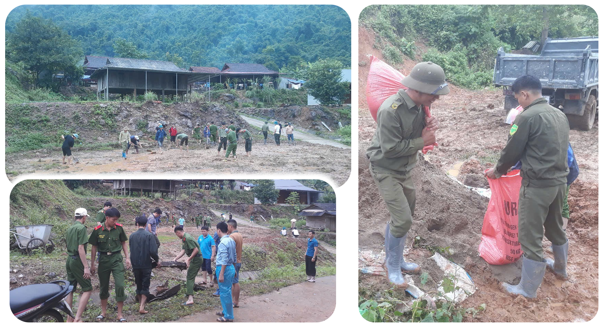 Dầm mưa xây nhà trong 24 giờ - Kỳ tích của chiến sĩ công an nhân dân - 5