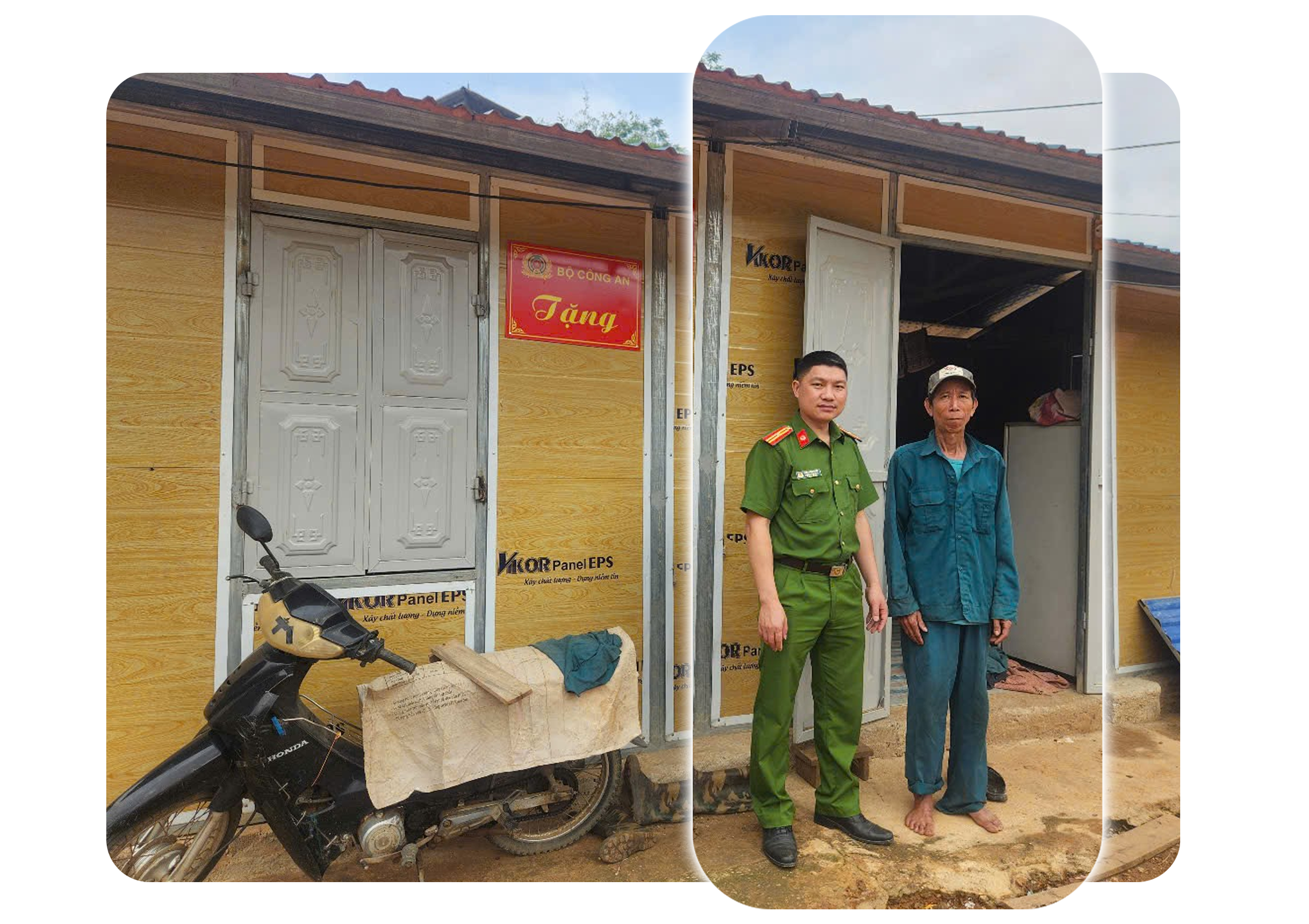 Dầm mưa xây nhà trong 24 giờ - Kỳ tích của chiến sĩ công an nhân dân - 7