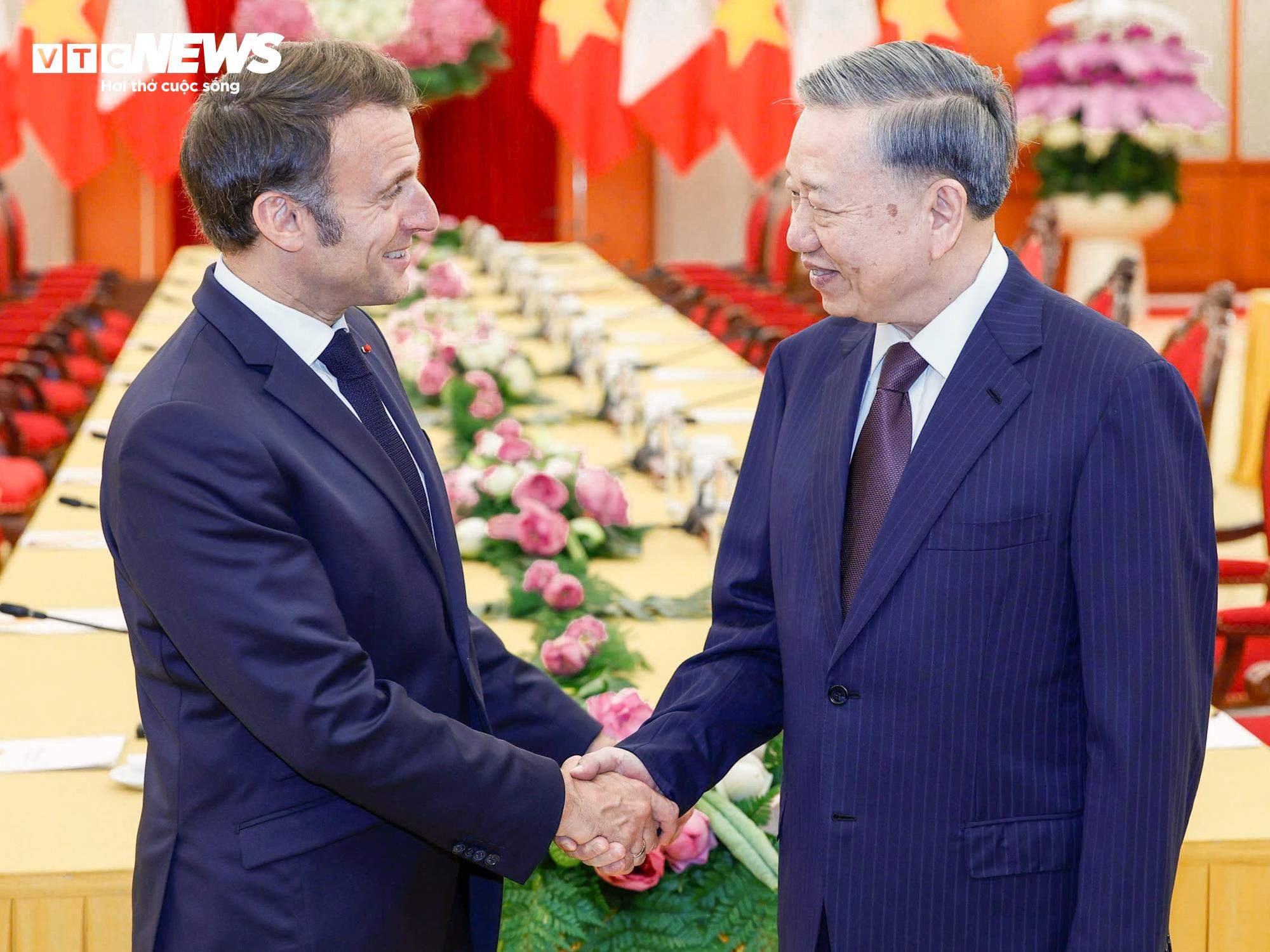Tổng Bí thư Tô Lâm tiếp Tổng thống Pháp Emmanuel Macron - 4