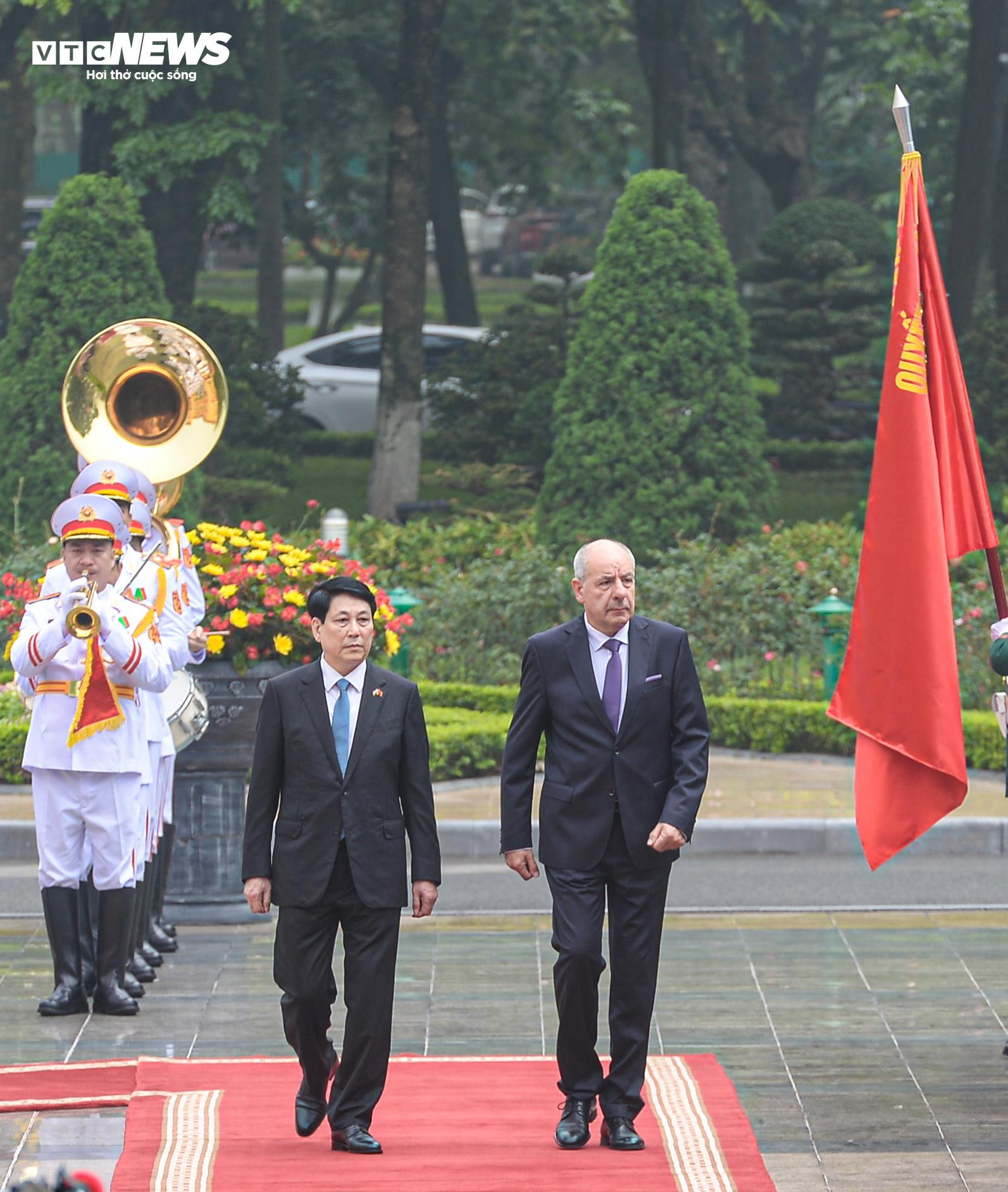 Chủ tịch nước Lương Cường chủ trì lễ đón Tổng thống Hungary Sulyok Tamás - 8