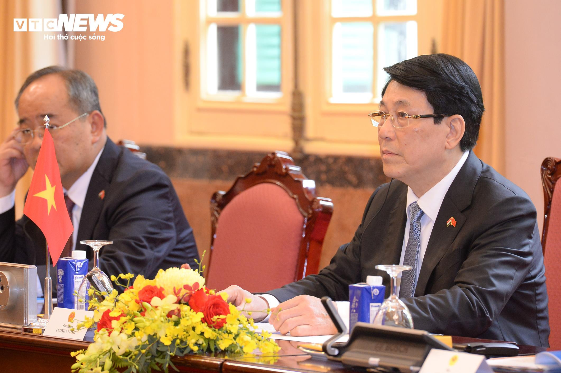 Chủ tịch nước Lương Cường chủ trì lễ đón Tổng thống Hungary Sulyok Tamás - 12