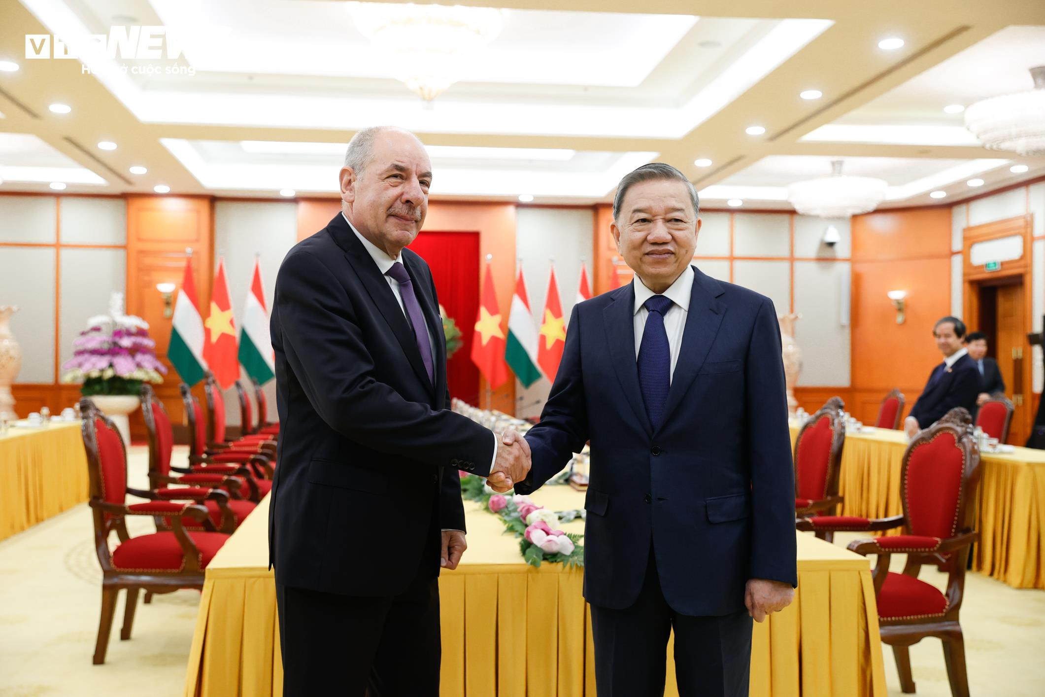 Tổng Bí thư Tô Lâm tiếp Tổng thống Hungary Sulyok Tamas - 1