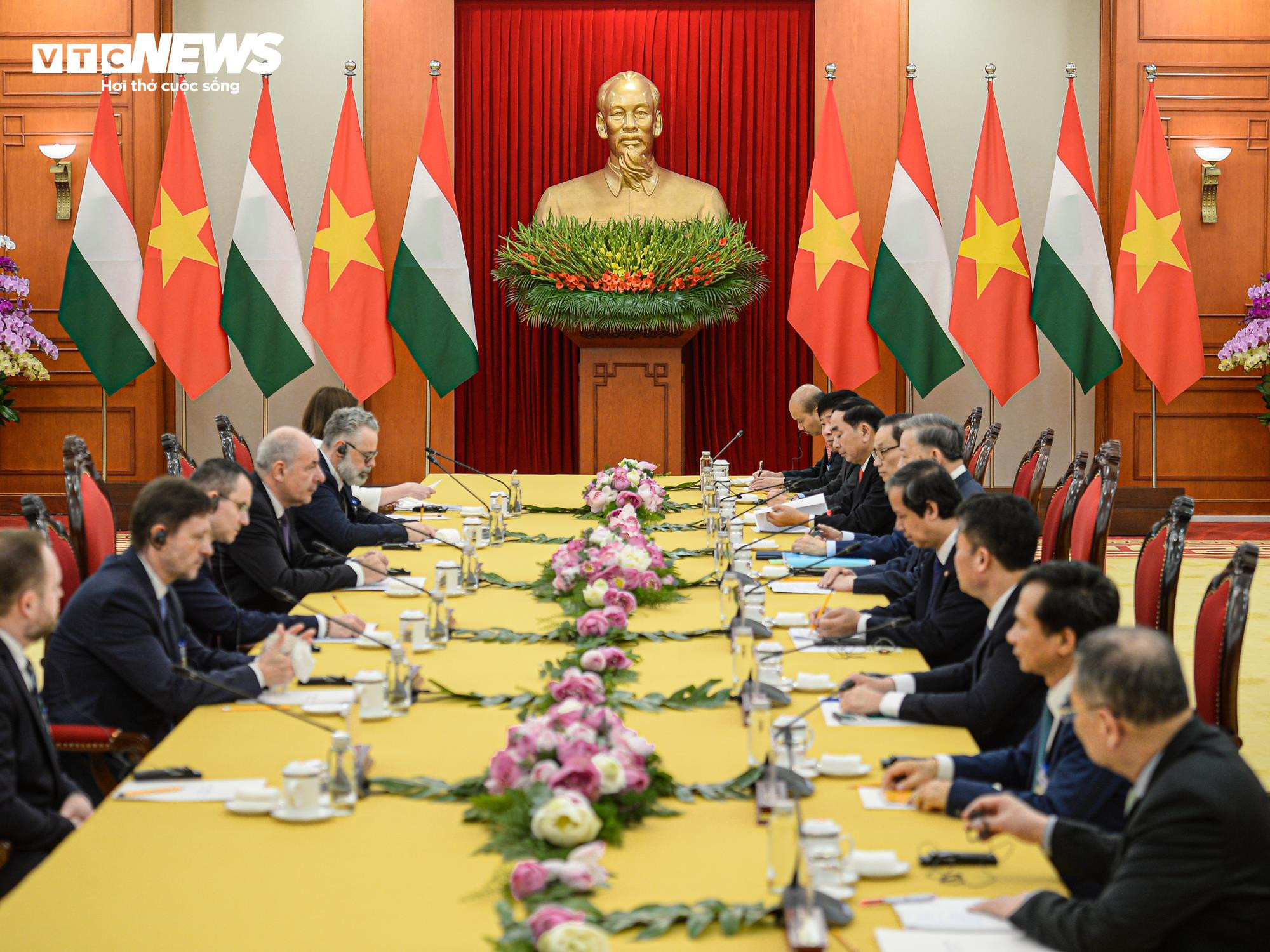 Tổng Bí thư Tô Lâm tiếp Tổng thống Hungary Sulyok Tamas - 3