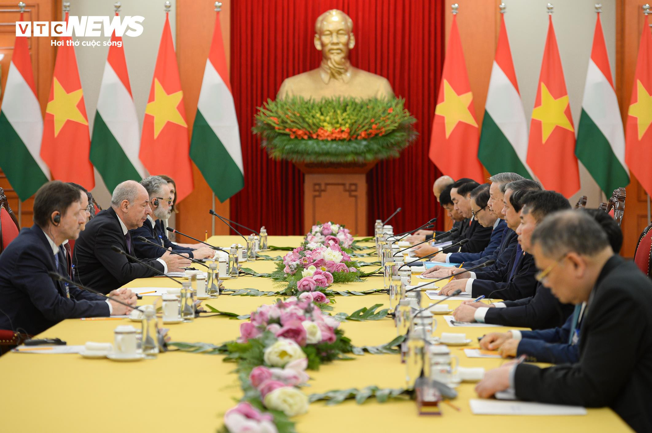 Tổng Bí thư Tô Lâm tiếp Tổng thống Hungary Sulyok Tamas - 8