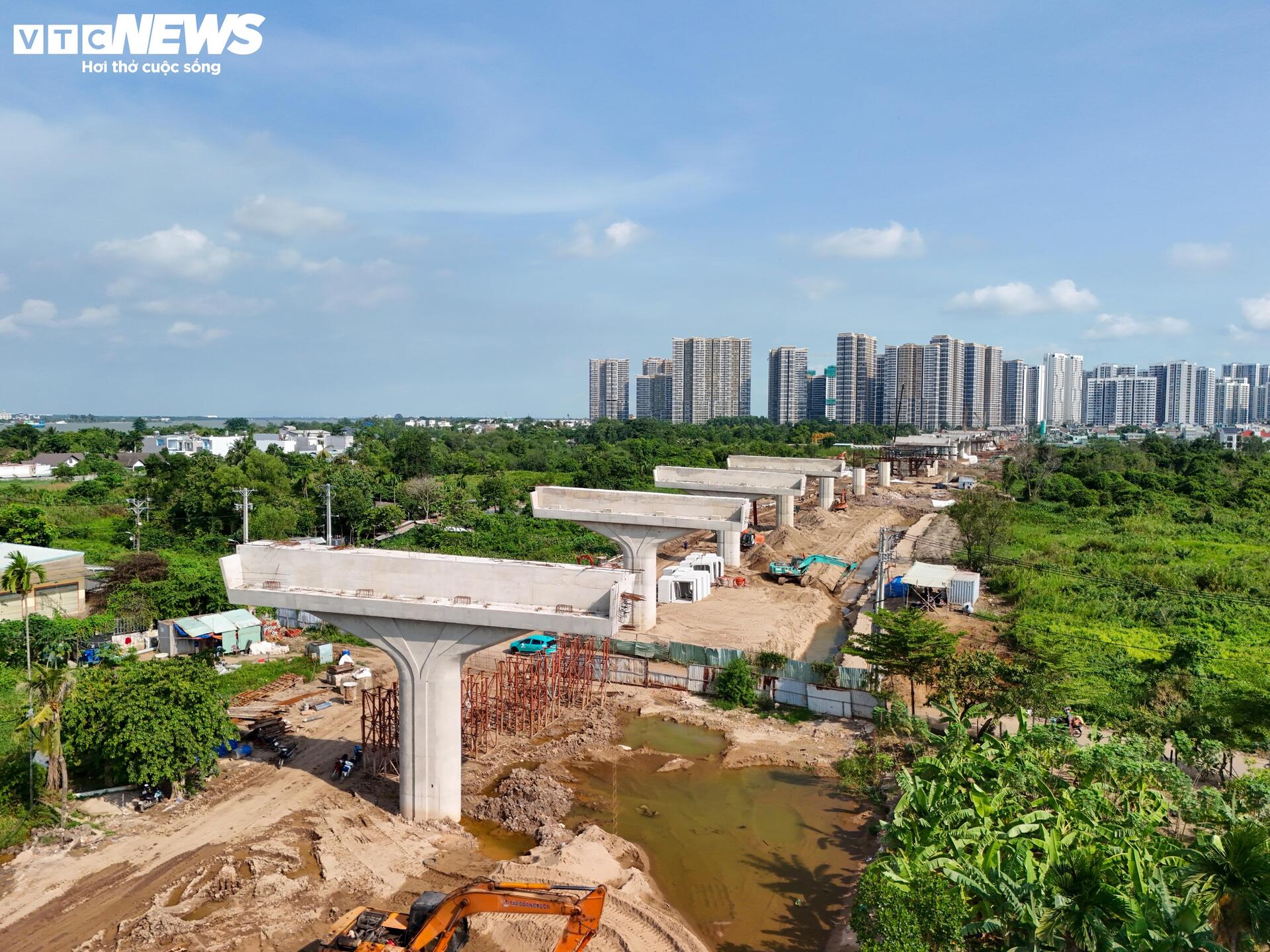 Toàn cảnh gần 14 km đường Vành đai 3 qua Thủ Đức tăng tốc về đích - 12