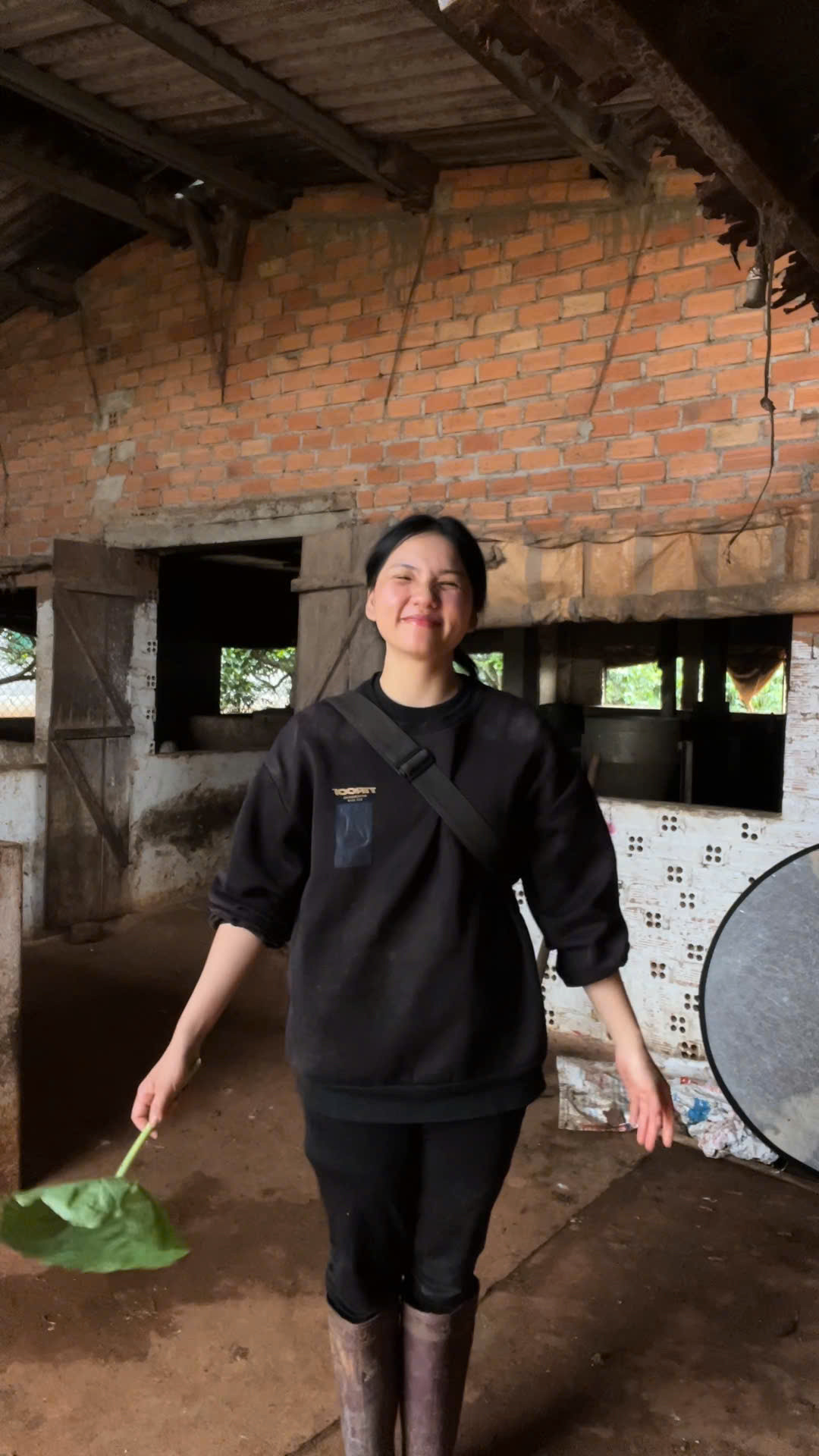 Mỹ nhân gen Z hút triệu view với cảnh vác tải cám phăng phăng nuôi 200 con lợn - 6