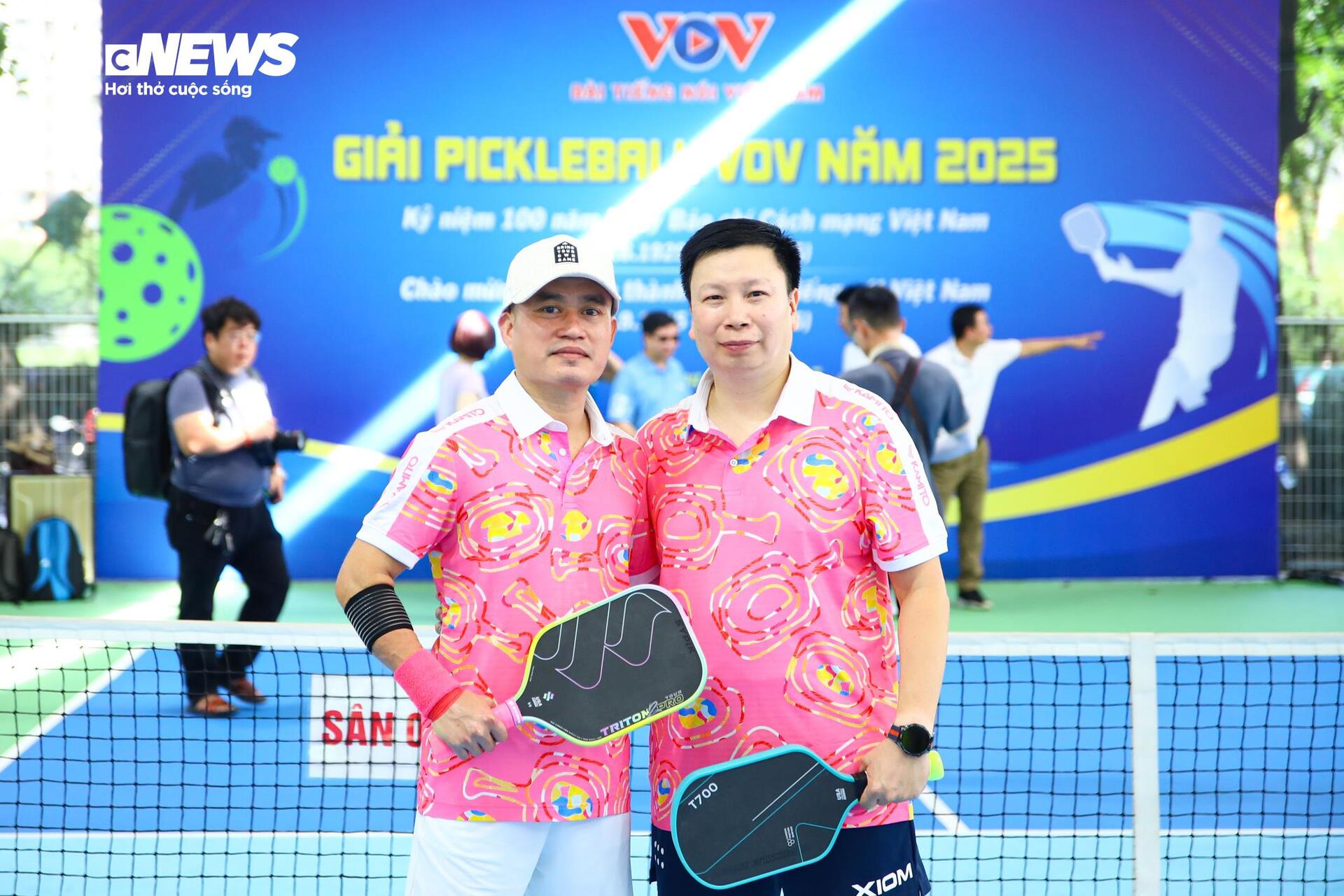 Hơn 70 vận động viên tranh tài giải Pickleball VOV năm 2025 - 12