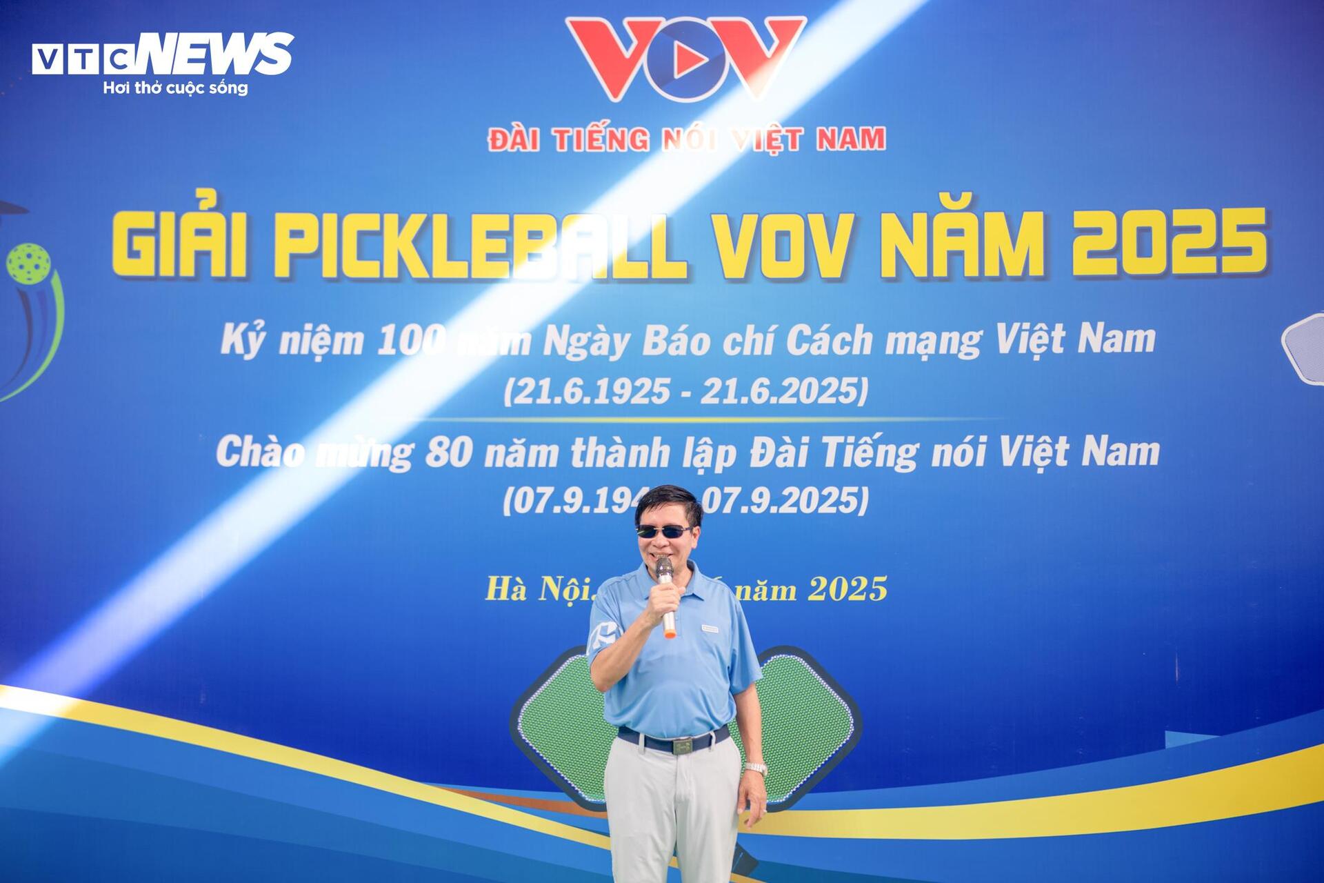 Hơn 70 vận động viên tranh tài giải Pickleball VOV năm 2025 - 3