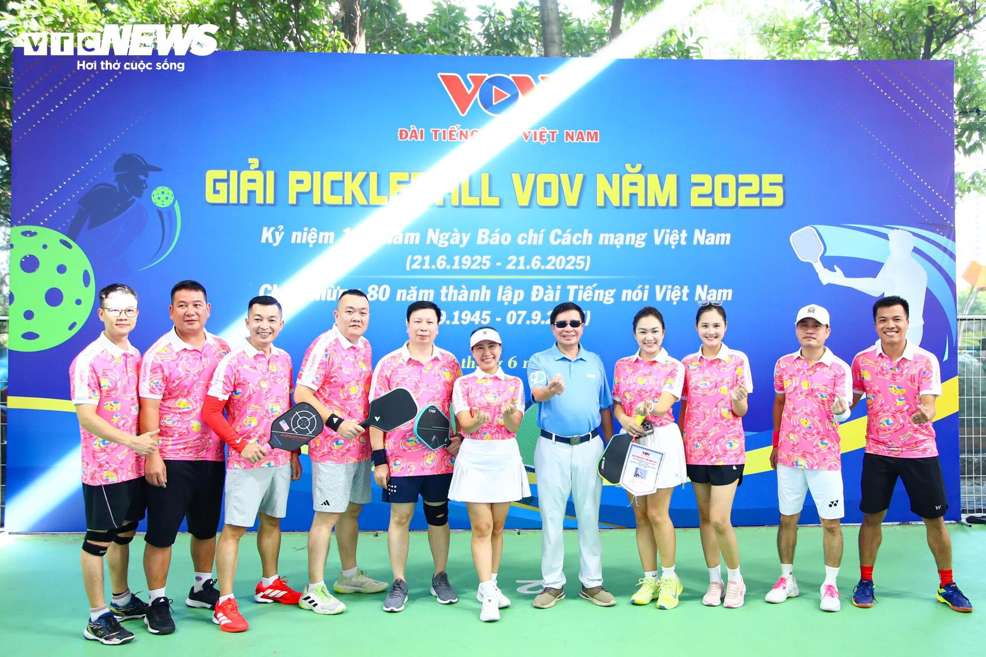 Hơn 70 vận động viên tranh tài giải Pickleball VOV năm 2025 - 7