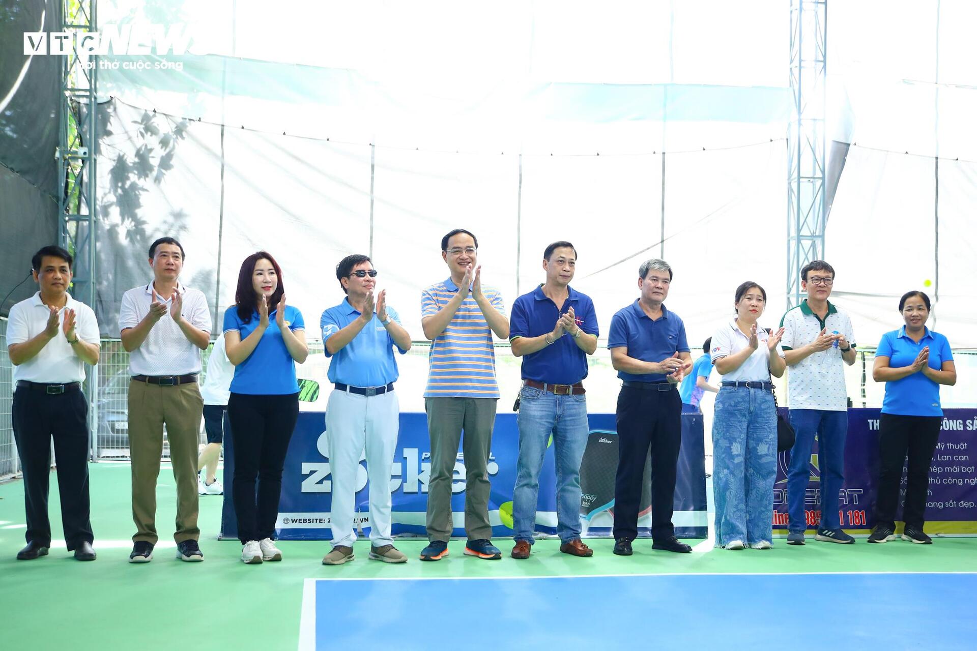 Hơn 70 vận động viên tranh tài giải Pickleball VOV năm 2025 - 2