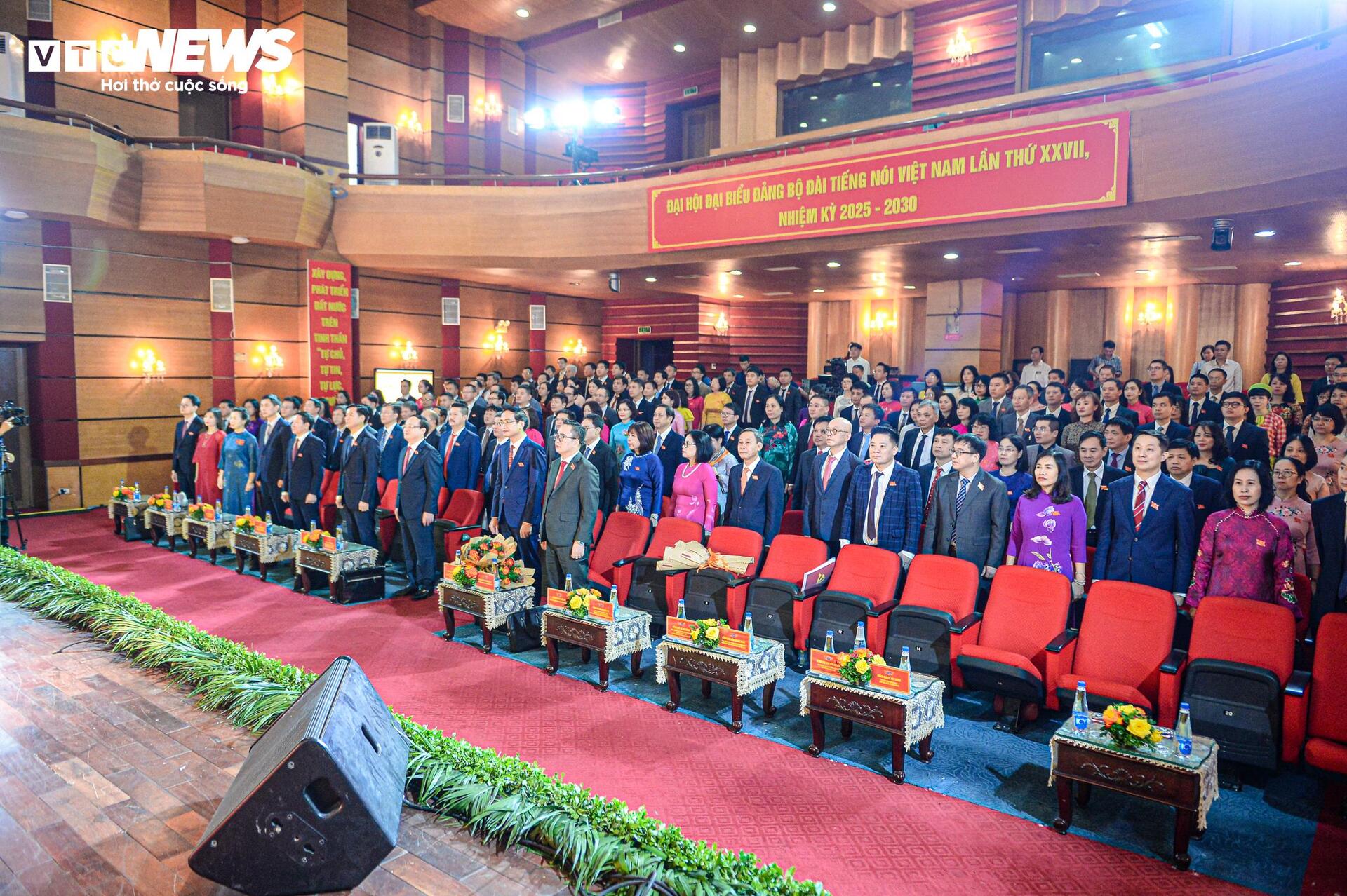 Toàn cảnh Đại hội Đại biểu Đảng bộ VOV lần thứ XXVII, nhiệm kỳ 2025-2030 - 2