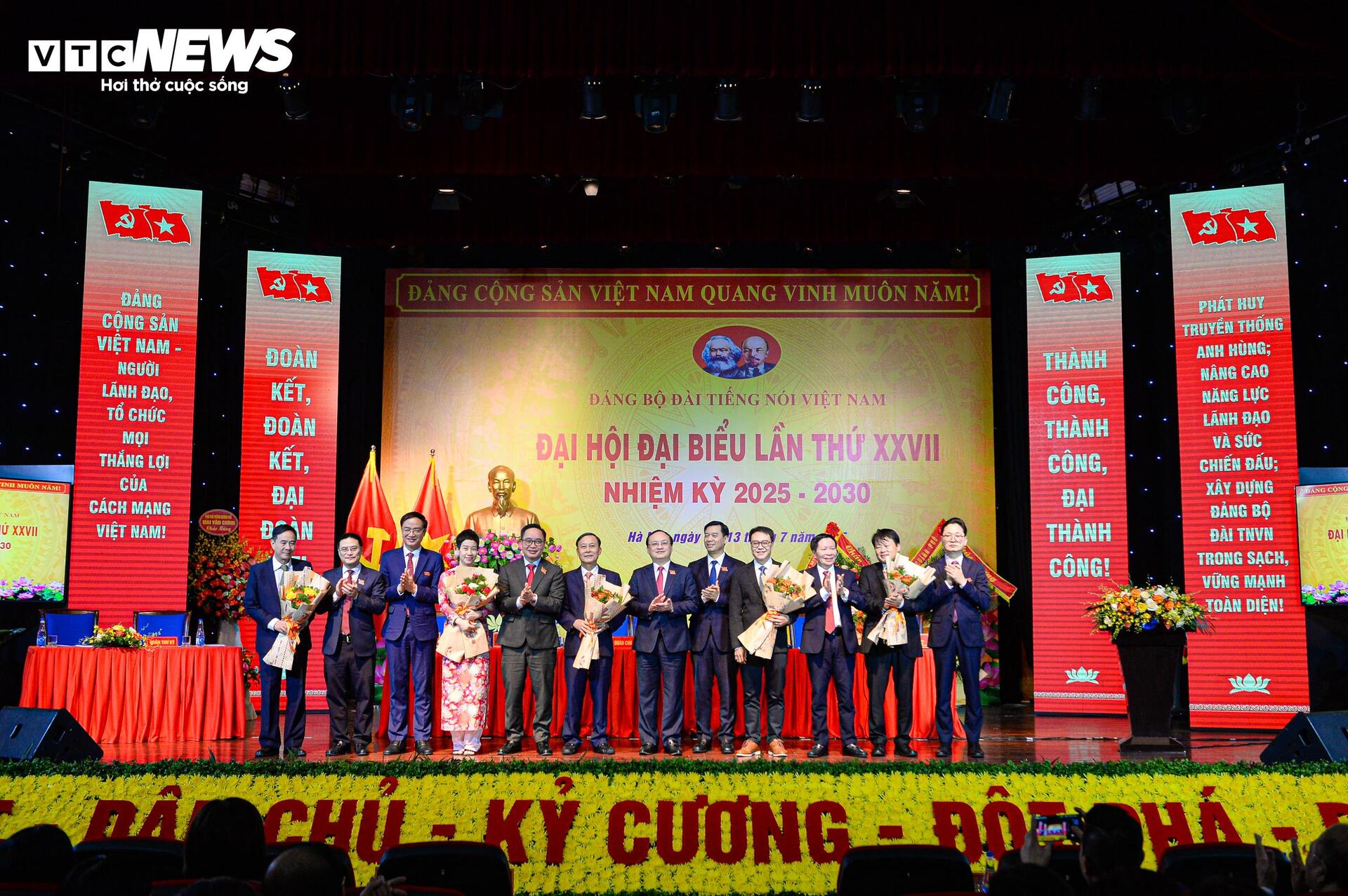 Toàn cảnh Đại hội Đại biểu Đảng bộ VOV lần thứ XXVII, nhiệm kỳ 2025-2030 - 6