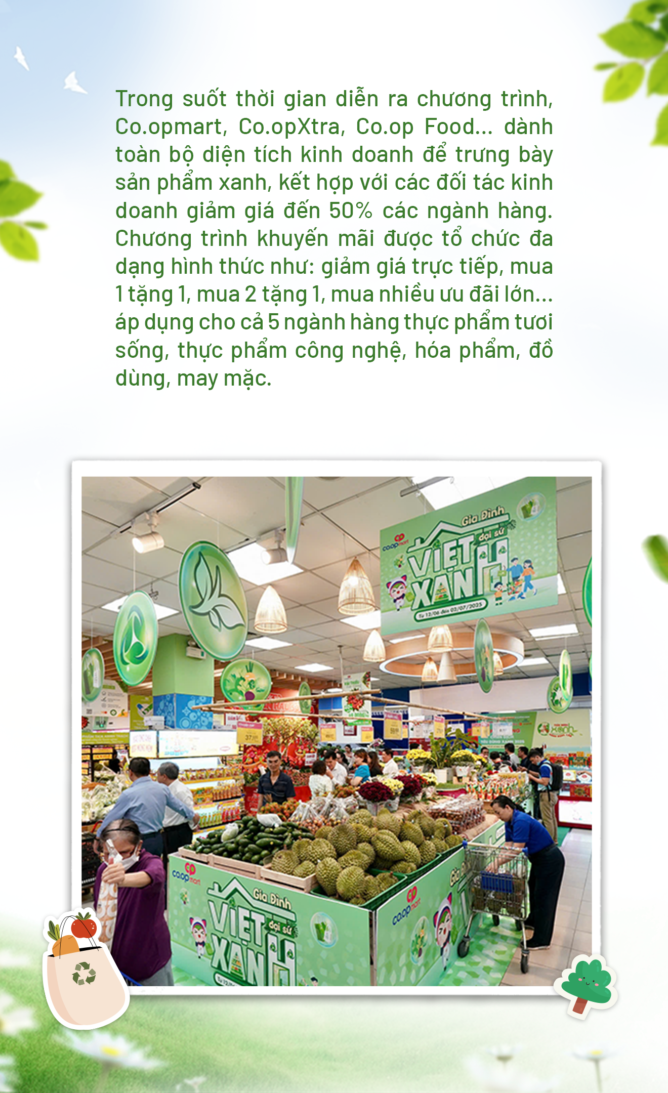 Siêu thị lan tỏa sống xanh, tiêu dùng xanh - 2