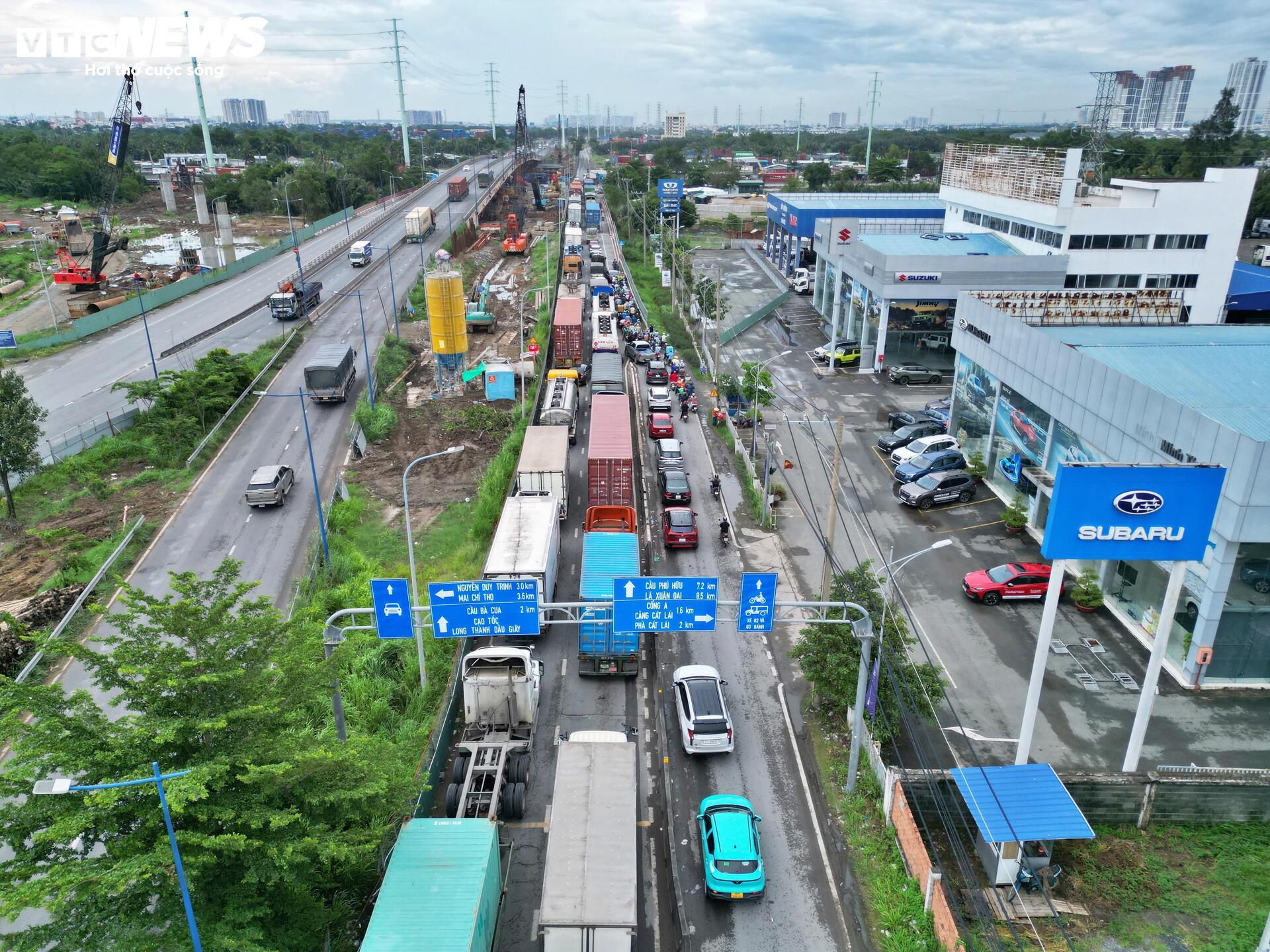 Sửa cao tốc Long Thành, nhiều tuyến đường ở TP.HCM, Đồng Nai kẹt xe kéo dài - 6