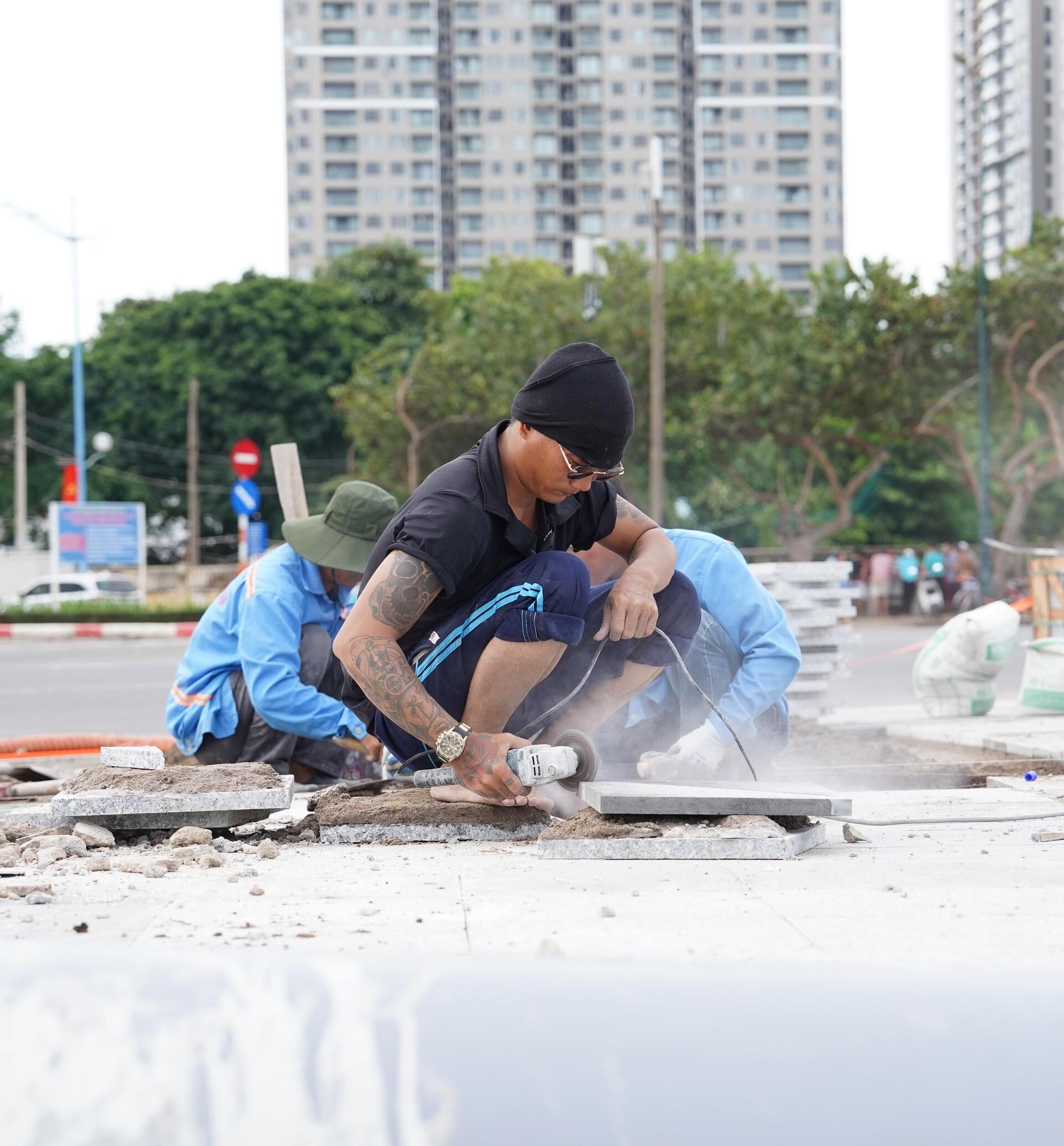 Tấp nập thi công bãi biển đẹp nhất Nam Bộ, sẵn sàng đón du khách dịp lễ 2/9 - 4