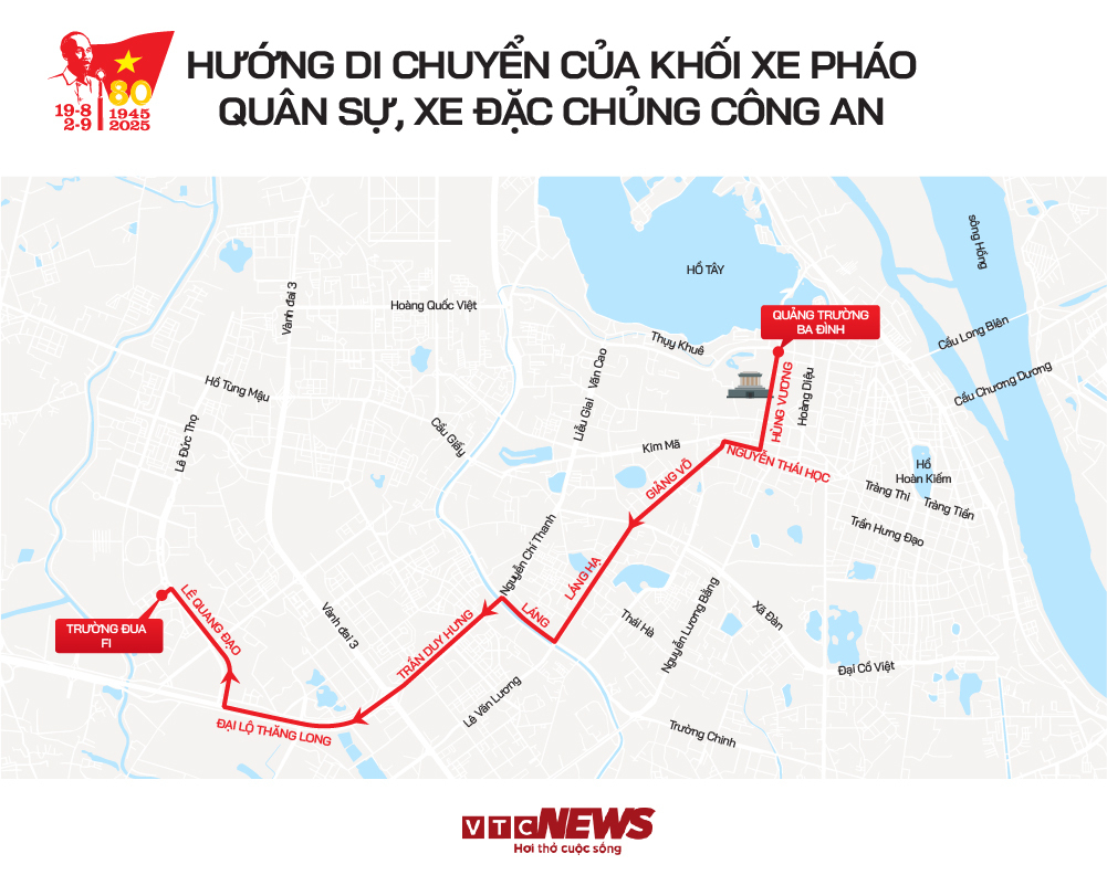 Infographic: Hướng di chuyển các khối diễu binh, diễu hành A80 và những vị trí xem đẹp nhất - 10