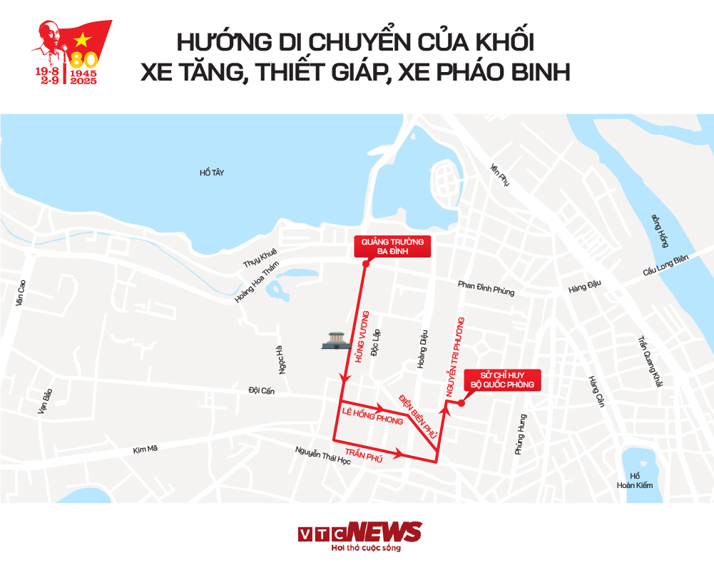 Infographic: Hướng di chuyển các khối diễu binh, diễu hành A80 và những vị trí xem đẹp nhất - 8