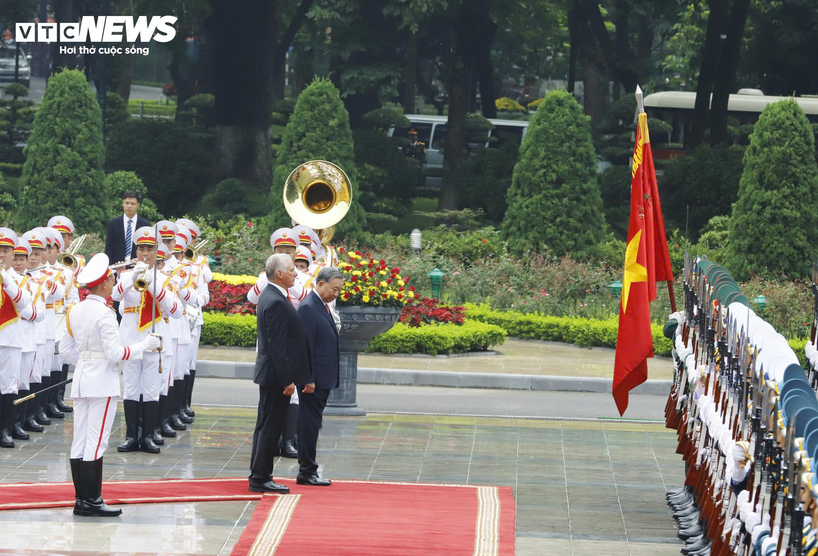 Tổng Bí thư Tô Lâm chủ trì lễ đón Bí thư thứ nhất, Chủ tịch nước Cuba - 6