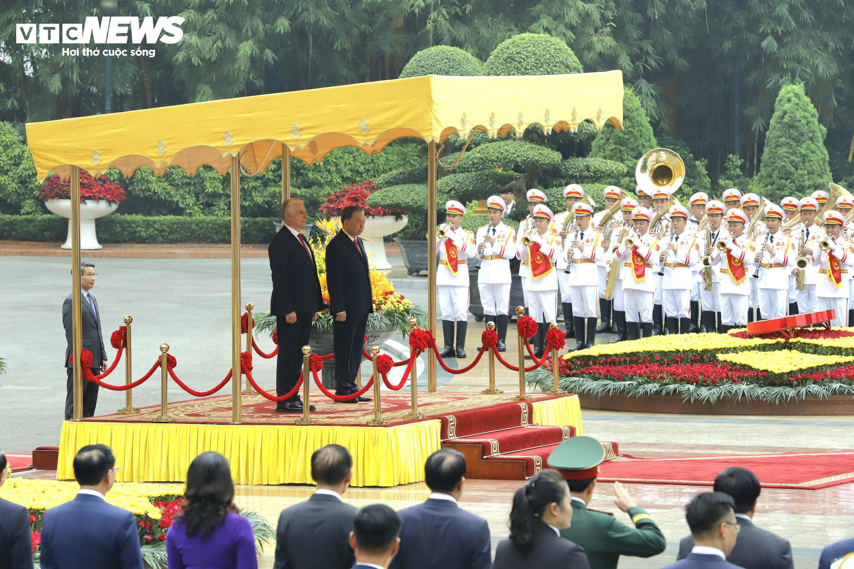 Tổng Bí thư Tô Lâm chủ trì lễ đón Bí thư thứ nhất, Chủ tịch nước Cuba - 5