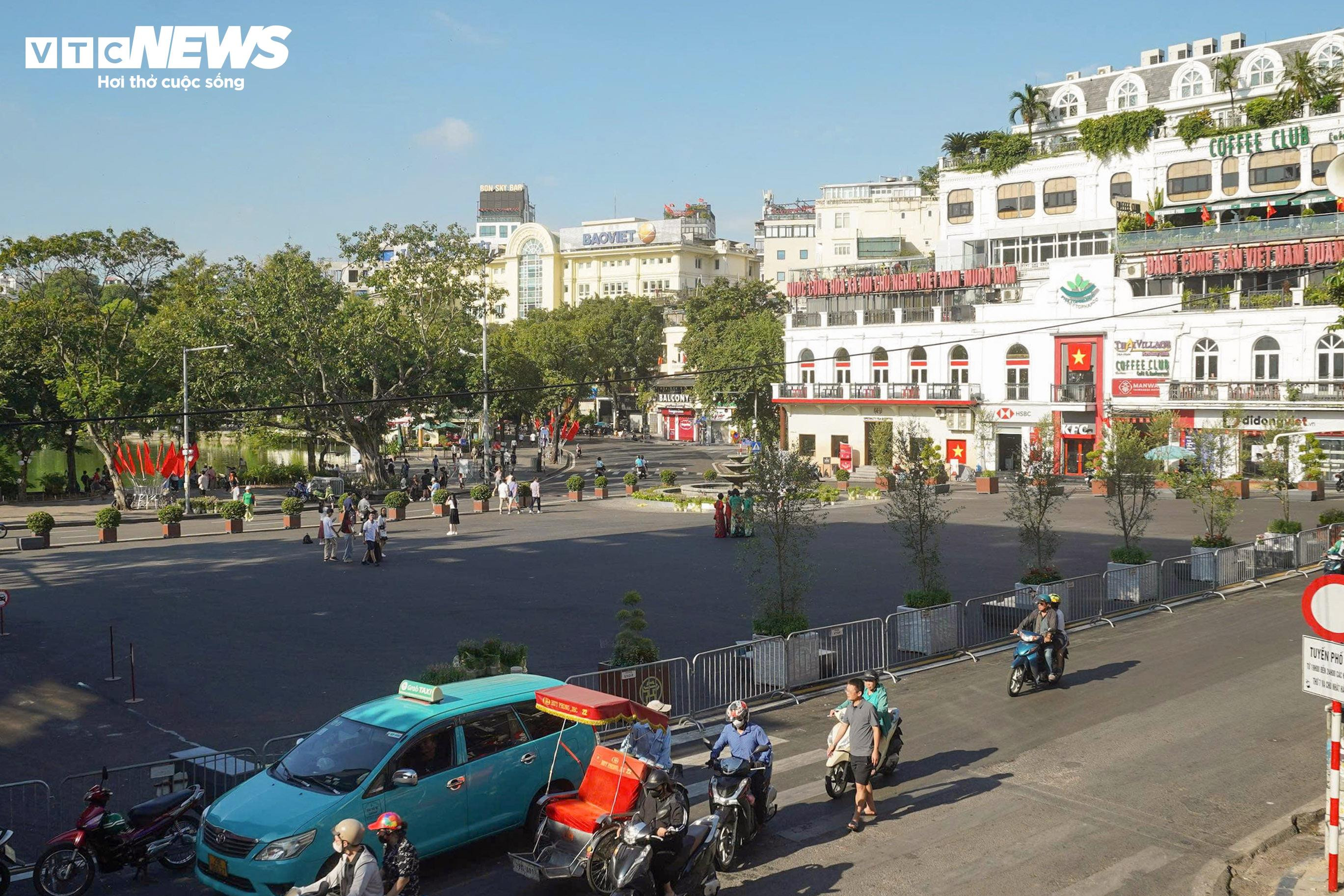 Diện mạo mới của quảng trường Đông Kinh - Nghĩa Thục sau 3 tháng cải tạo - 11